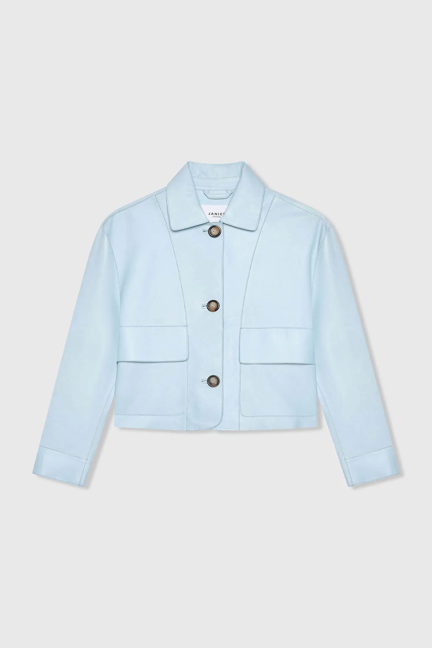 Leren Jas Dames William Blauw