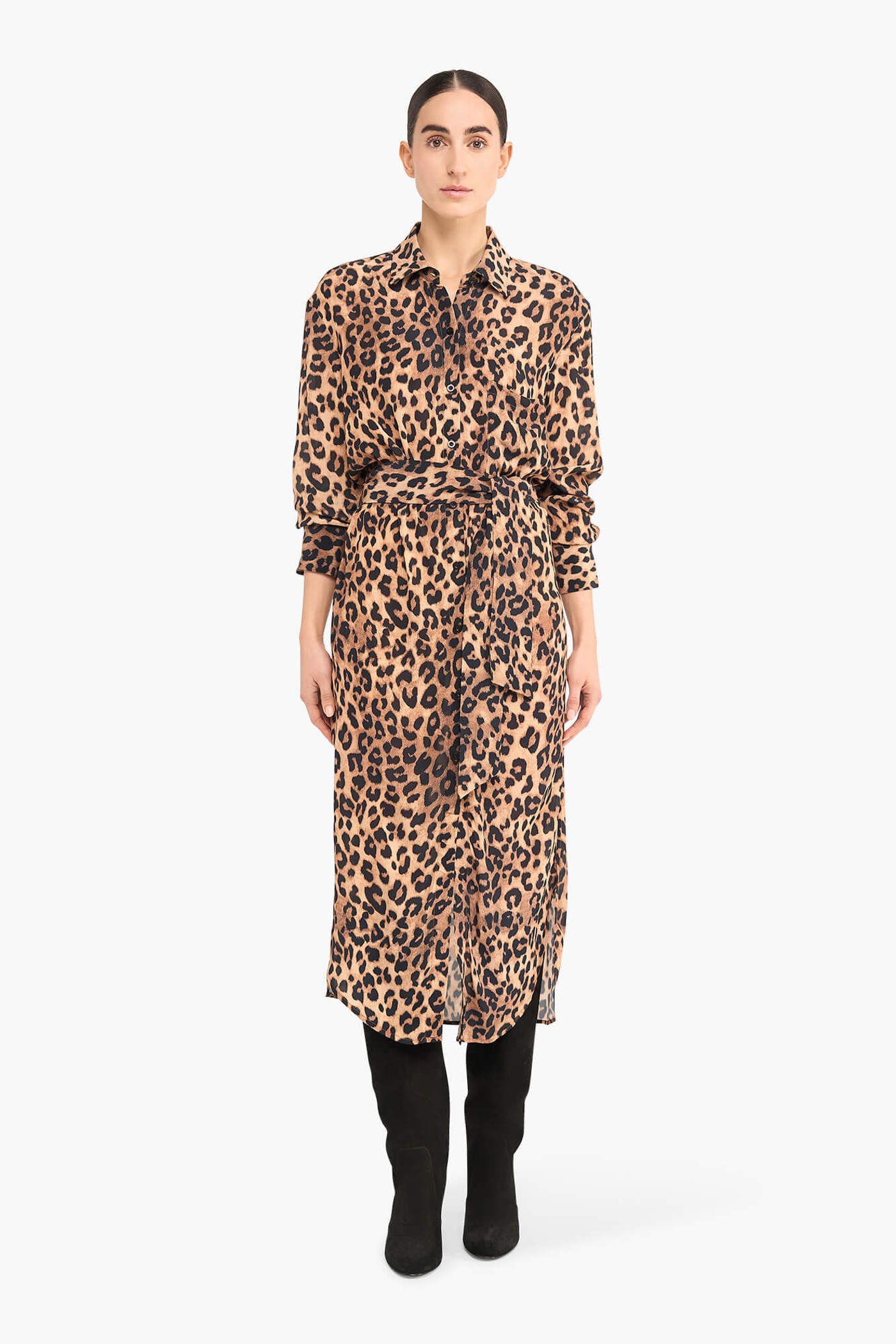 Panterprint Blouse Jurk Viscose Macky