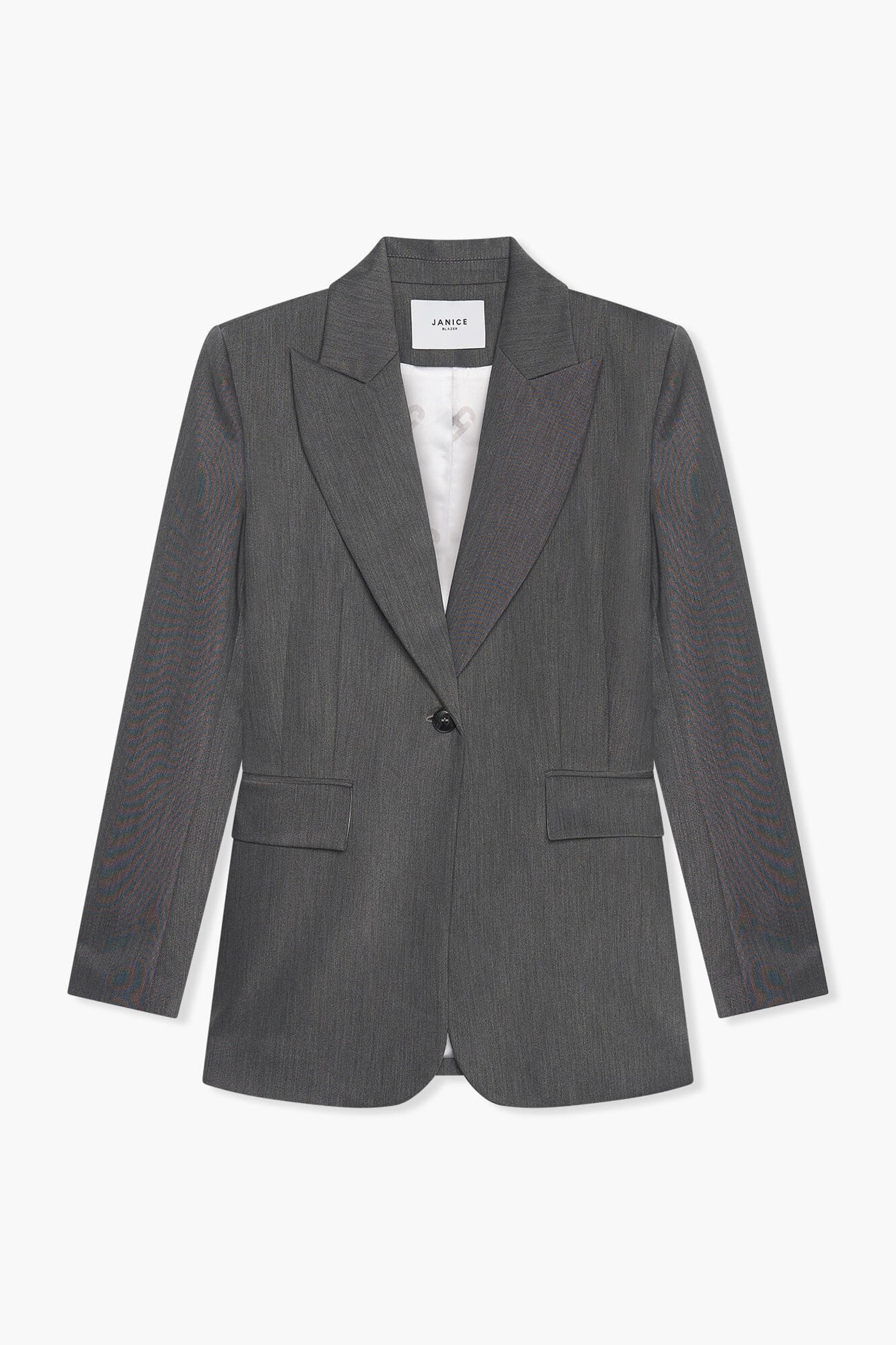 Getailleerde blazer grijs