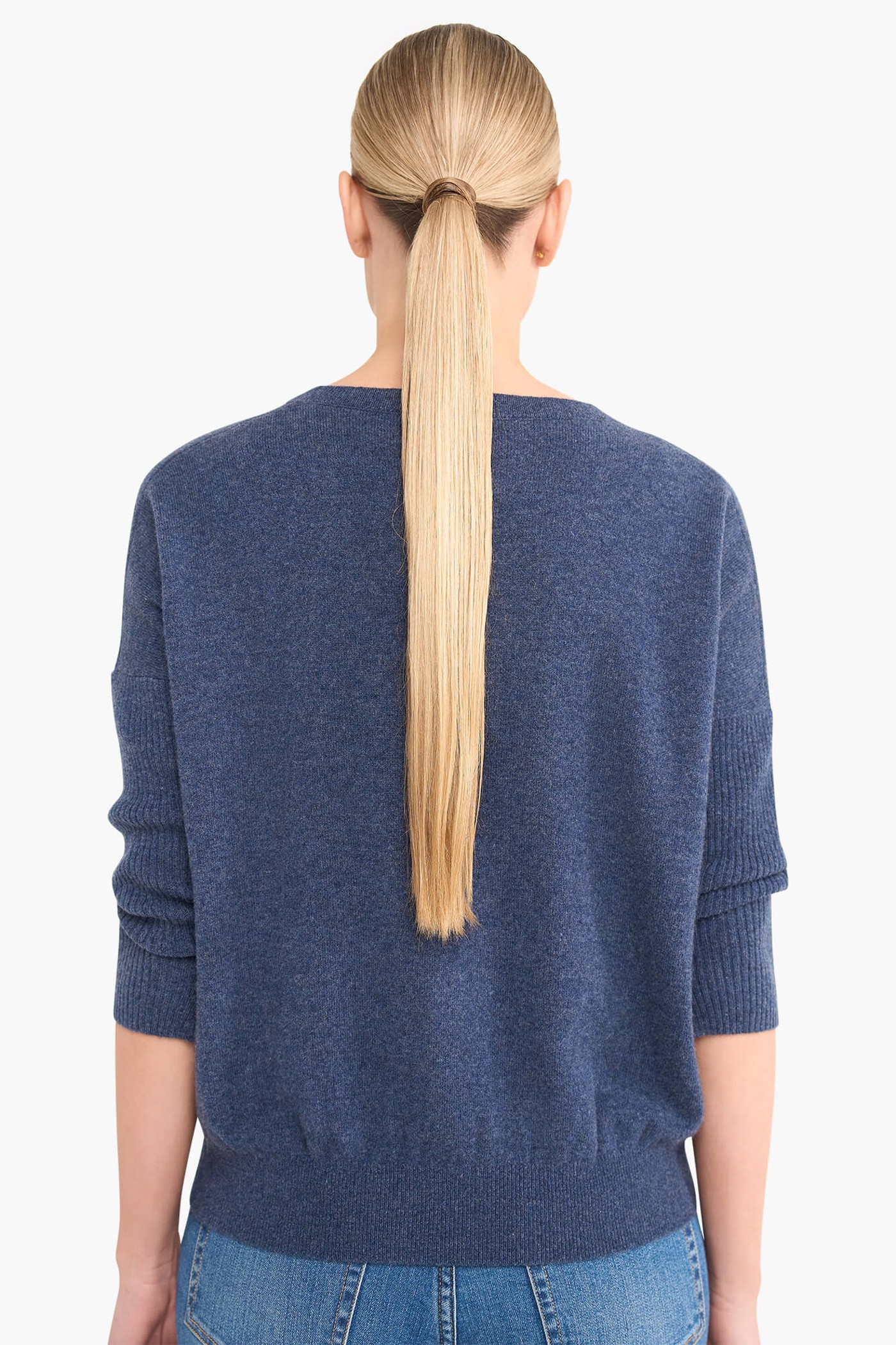 Cashmere Trui Dames Dash Blauw