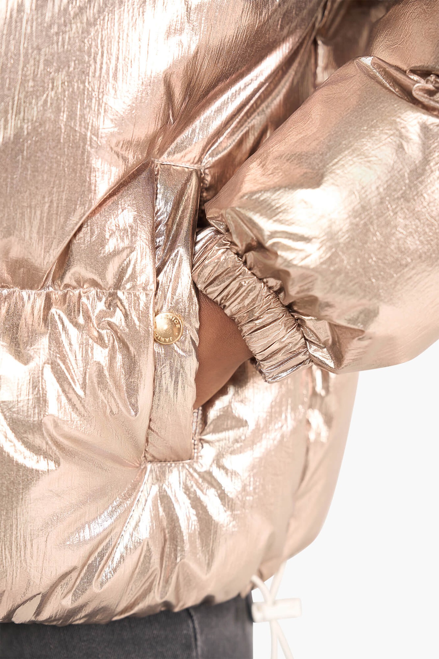 Puffer Jas Dames Jax Champagne