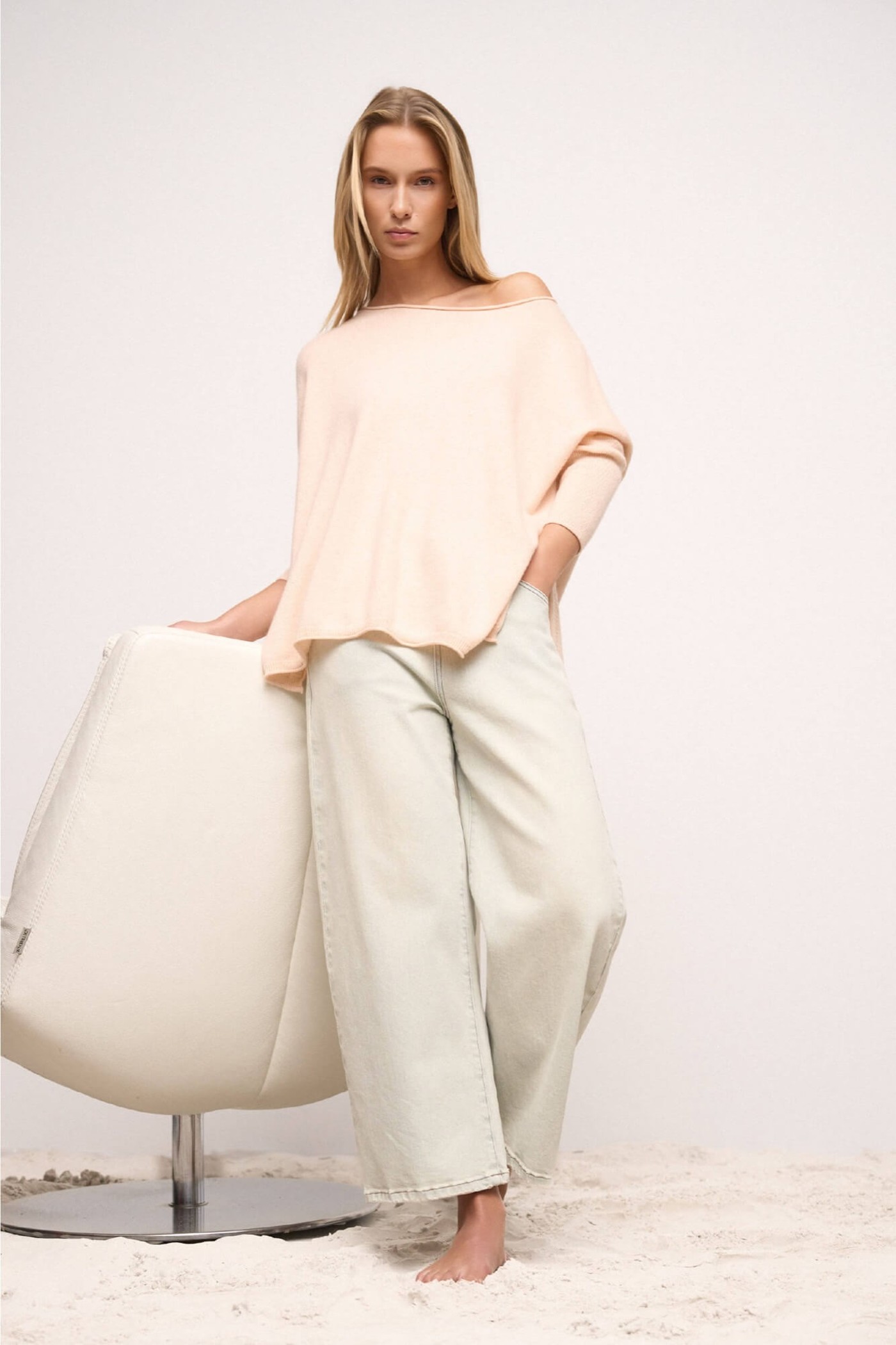 Cashmere Dames Trui Philou Peach