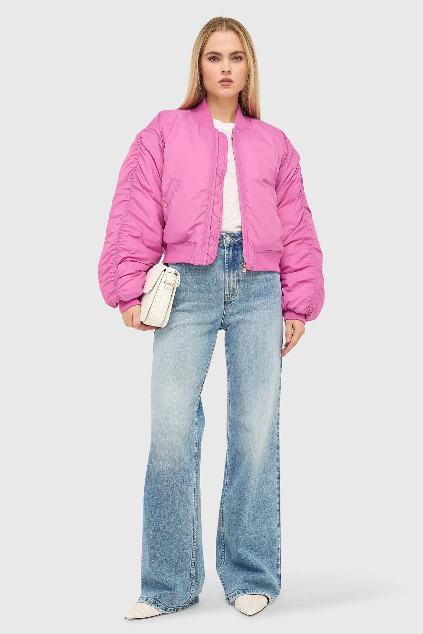 Bomberjack Dames Kort Lexx Roze