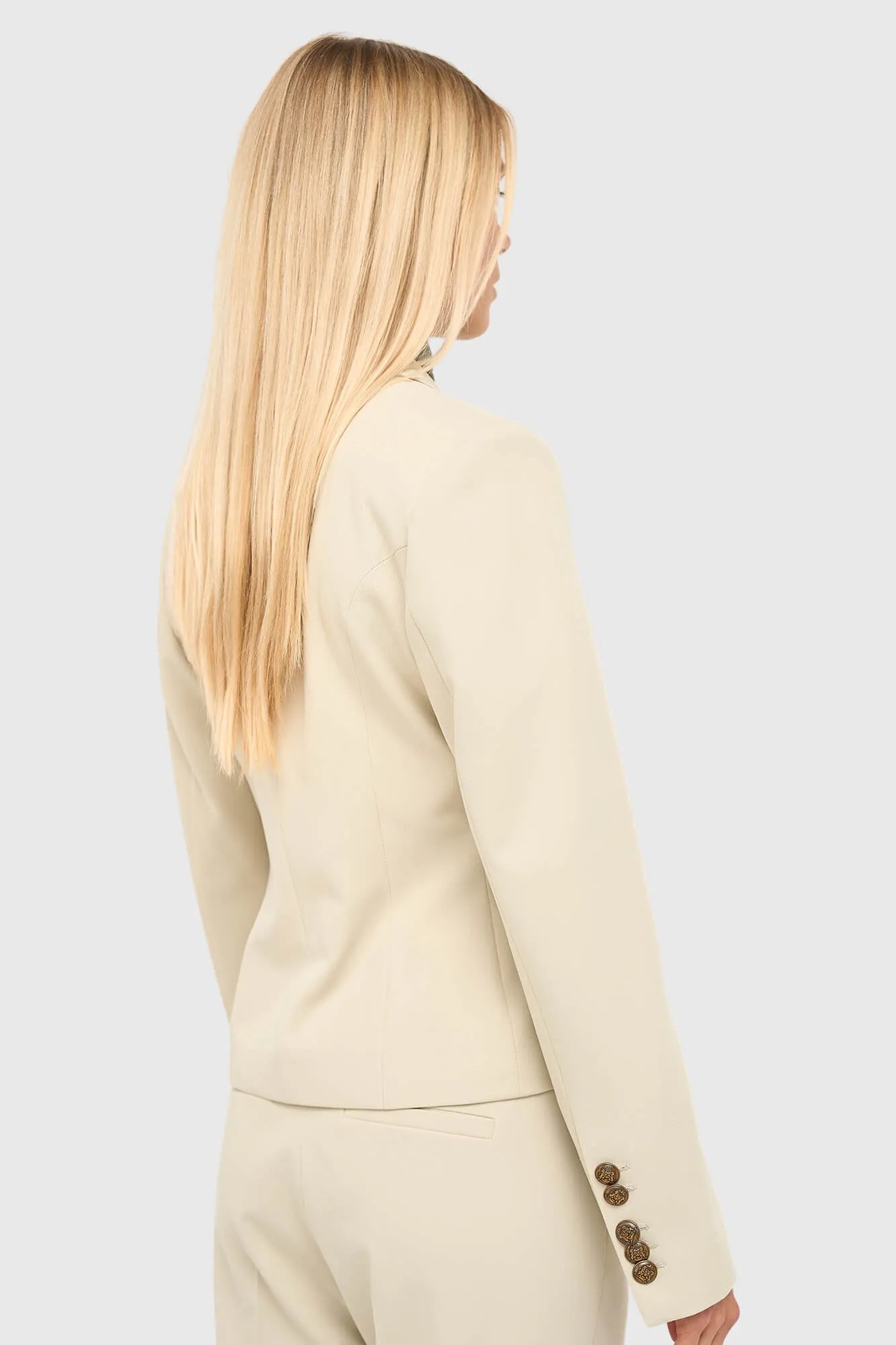 Blazer Dames Kort Getailleerd Lamar Groen