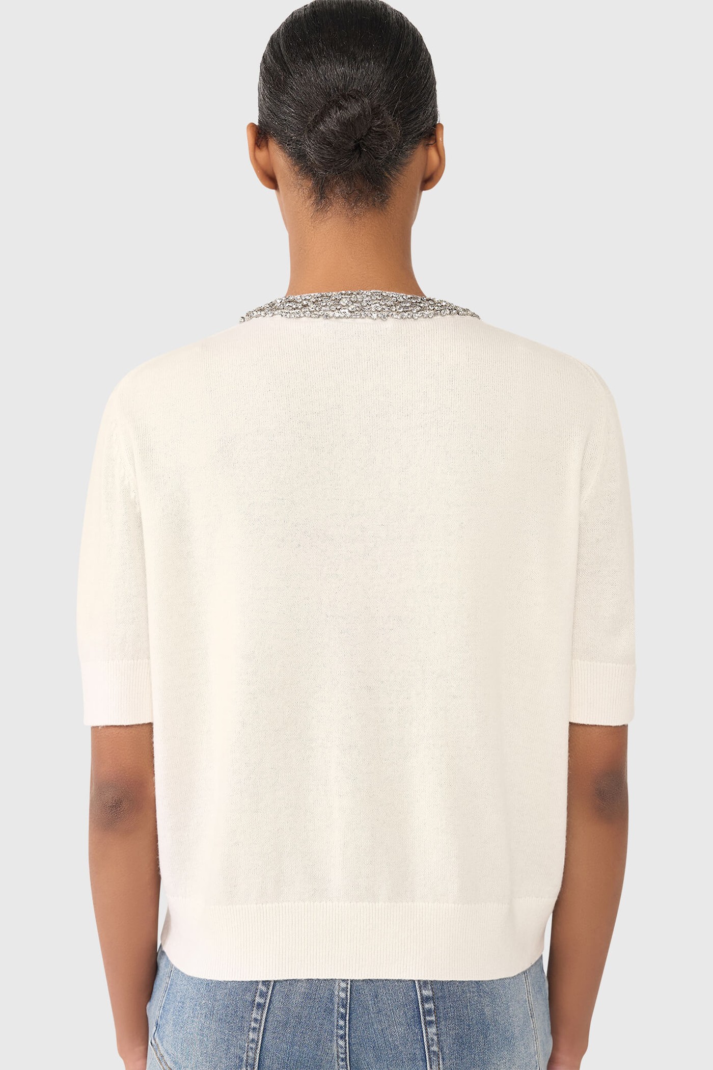 Moon Off White Steentjes