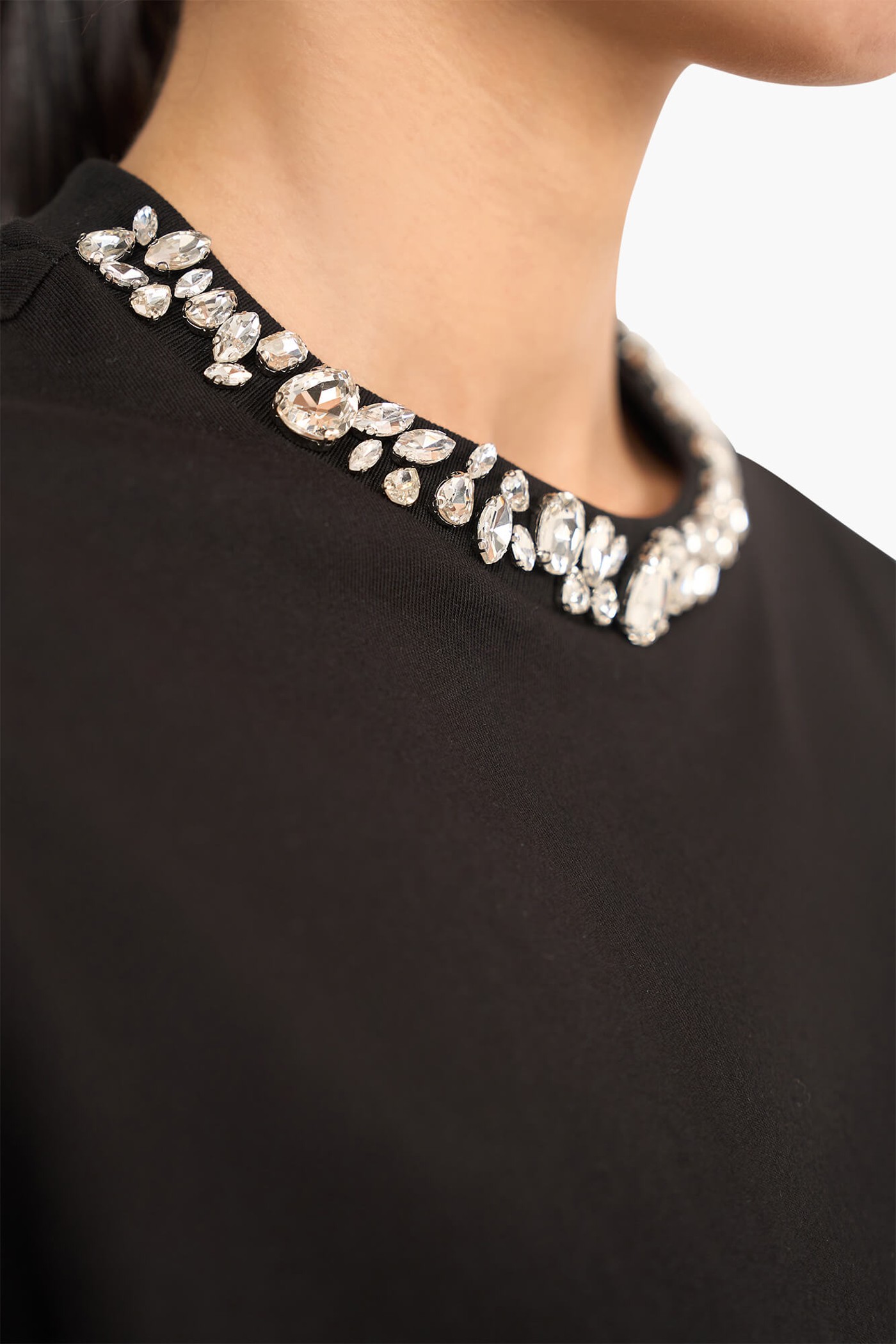 Shirt Dames Steentjes Rock Zwart