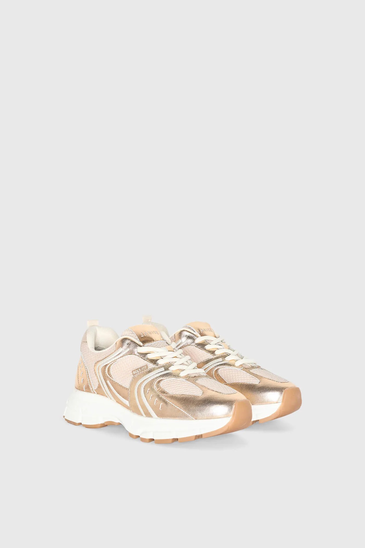 Runner Sneakers Dames Bolt Goud 777