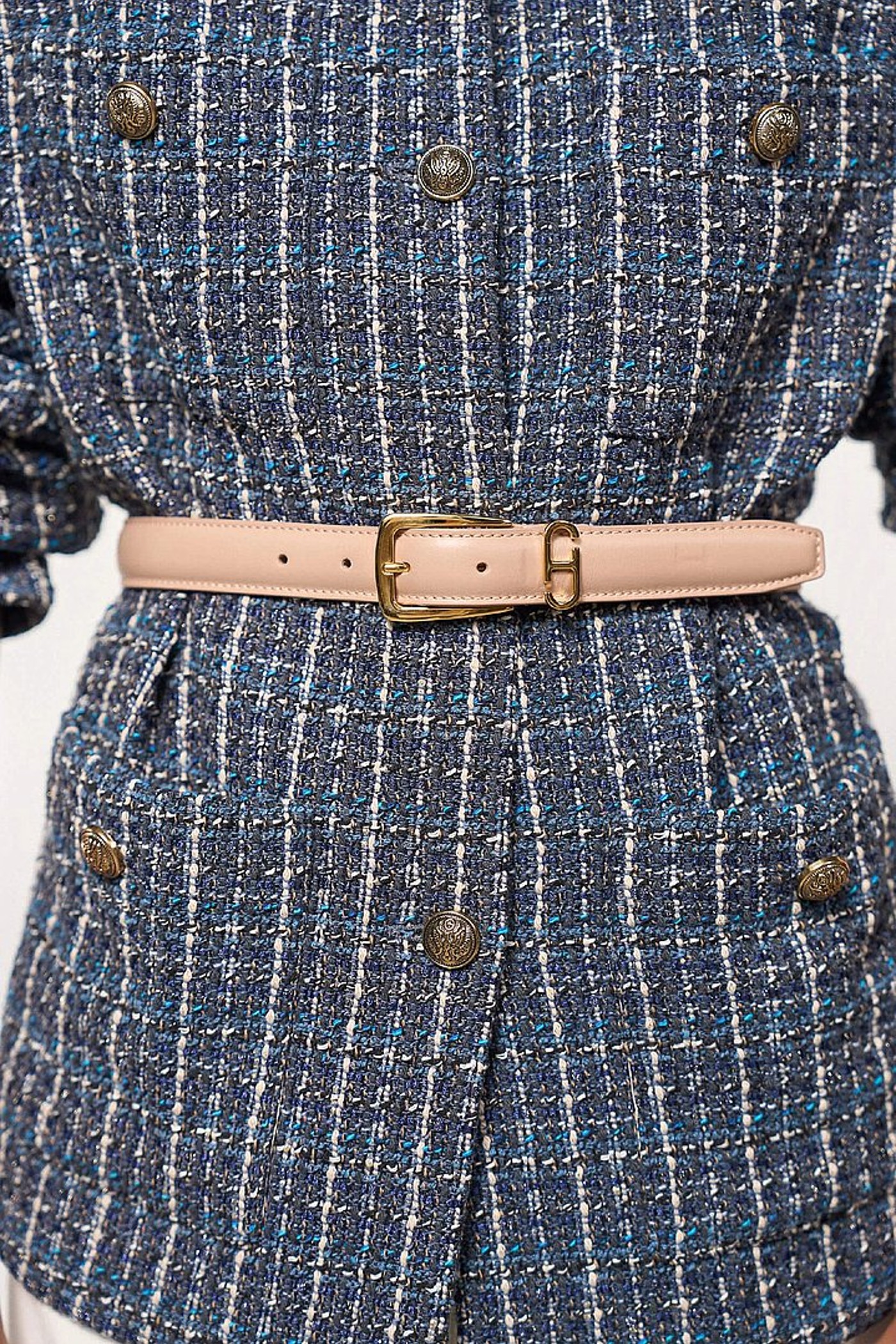 Leren Dames Riem Colby Taupe