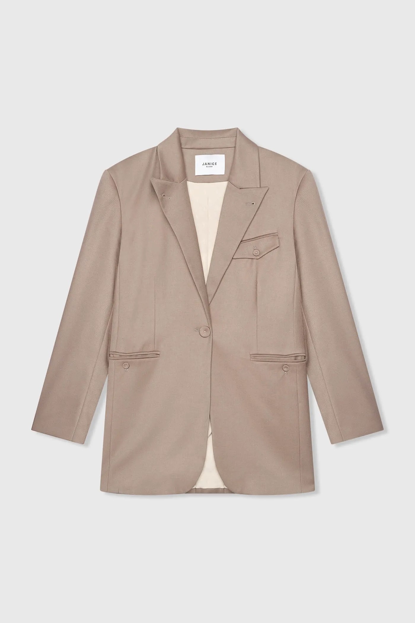 Blazer Dames Oversized Boyfriend Hank Bruin