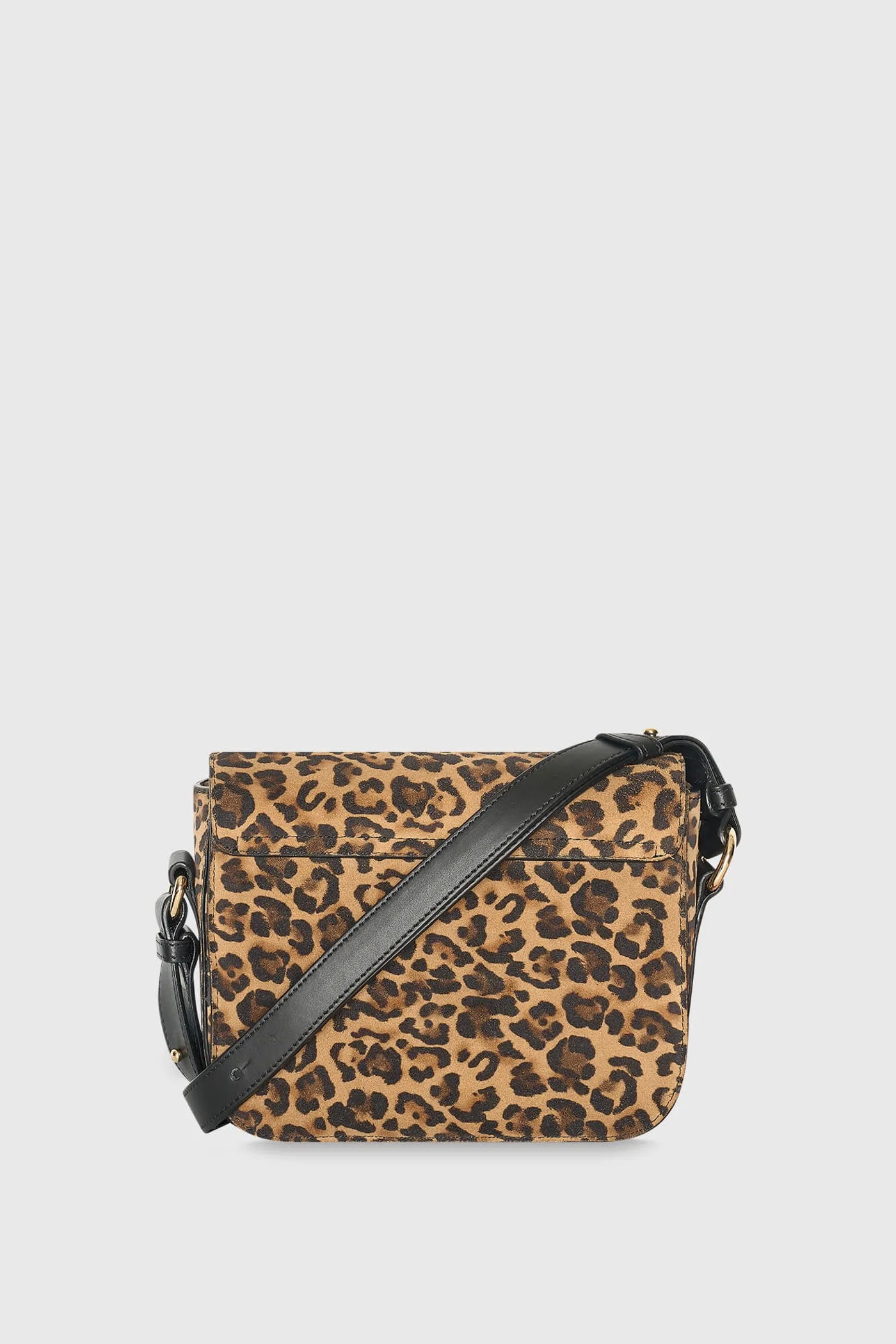 Leren Dames Tas Elias Panterprint Suede