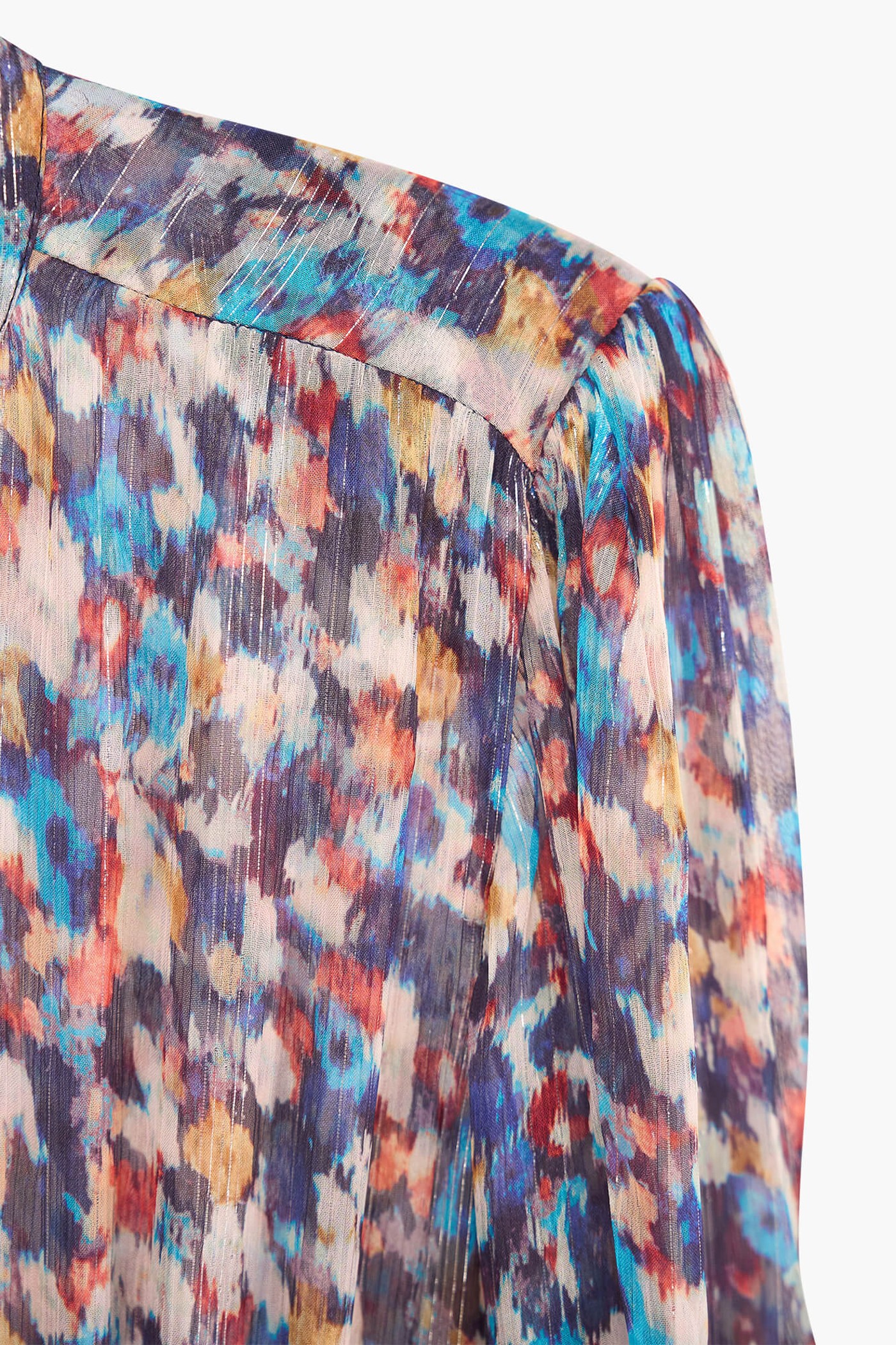 Blouse Dames Print Smog Hardy Blauw