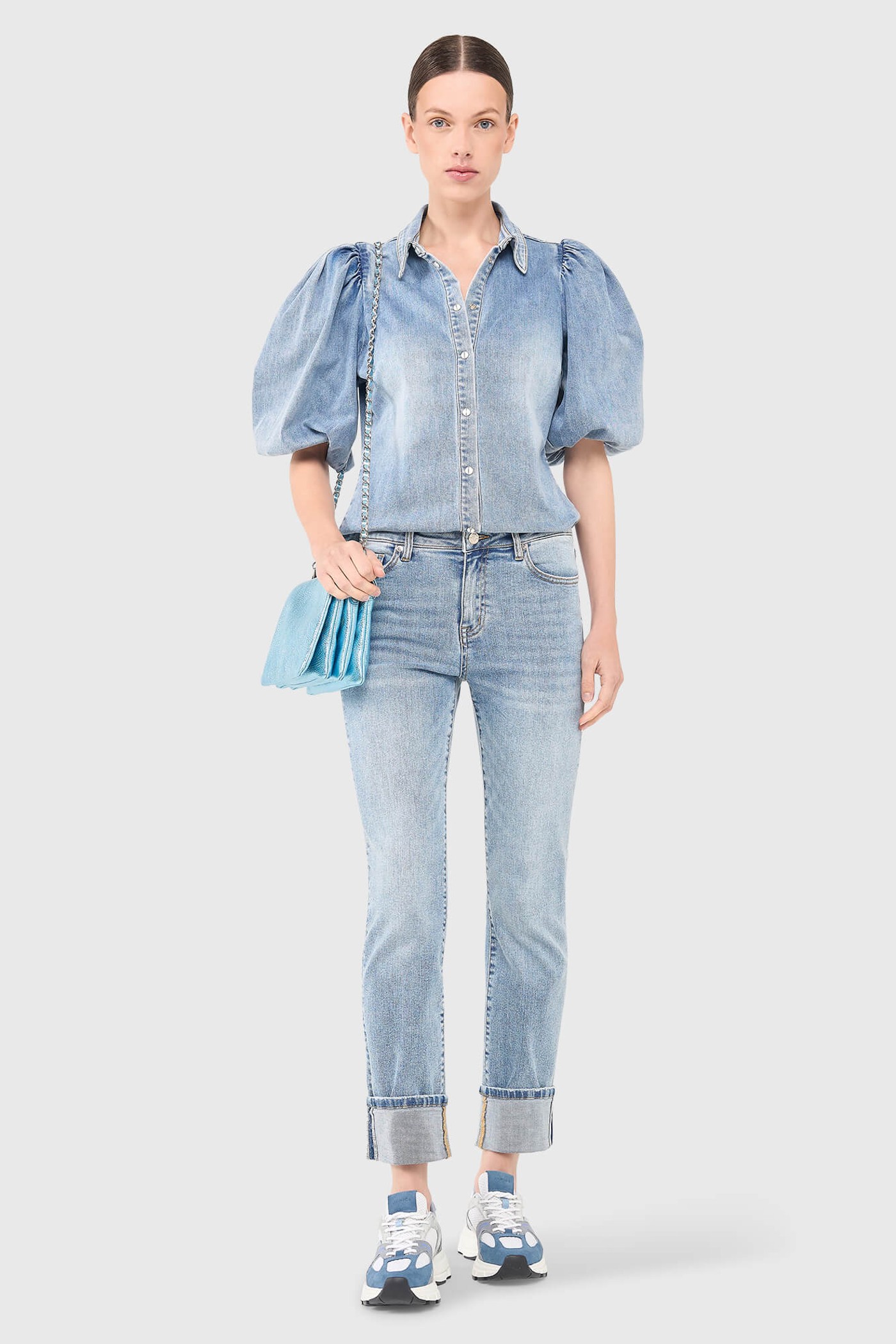 Lars Blouse Blauw 435