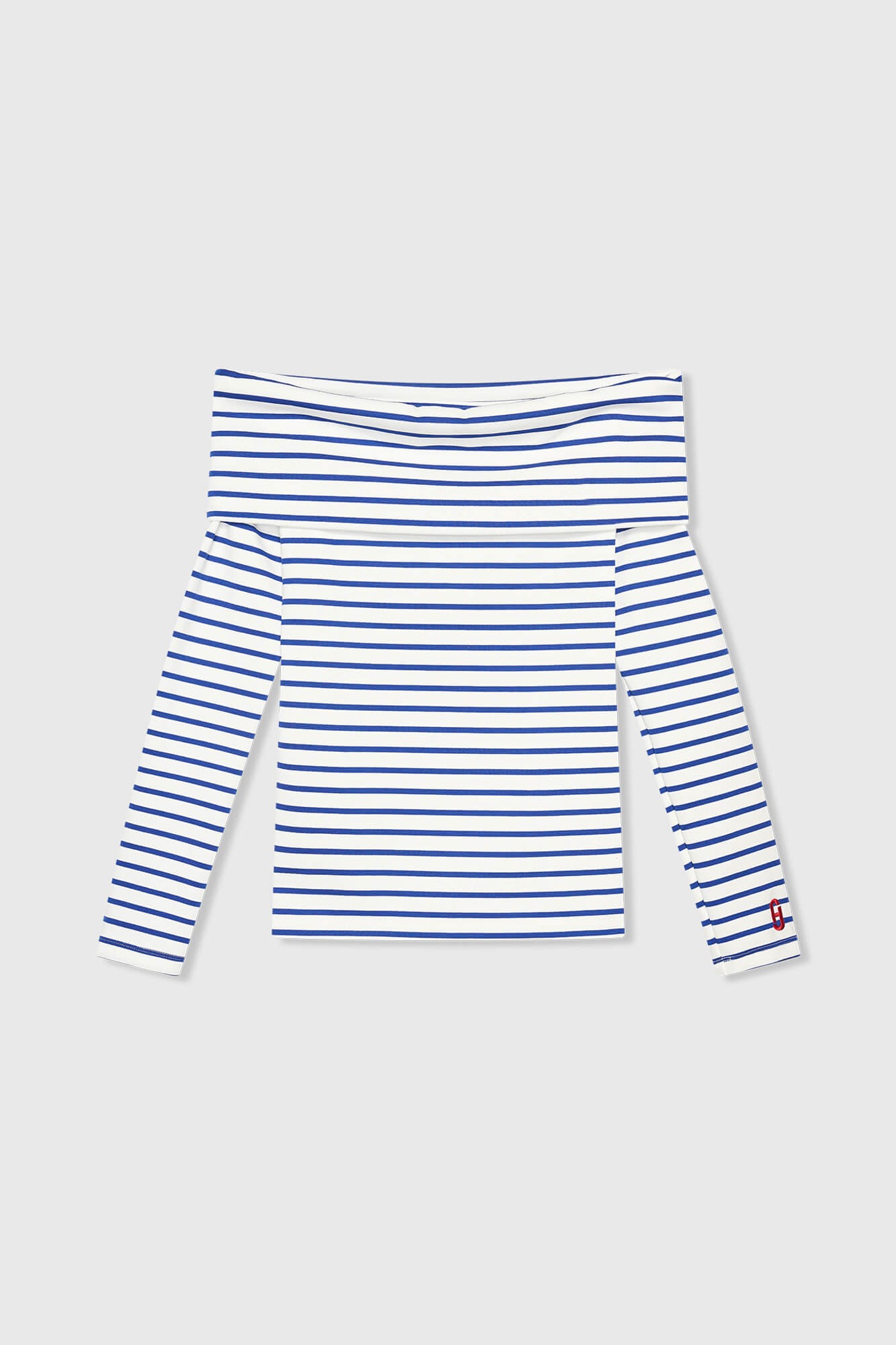 Newton Top Strepen Licht Blauw
