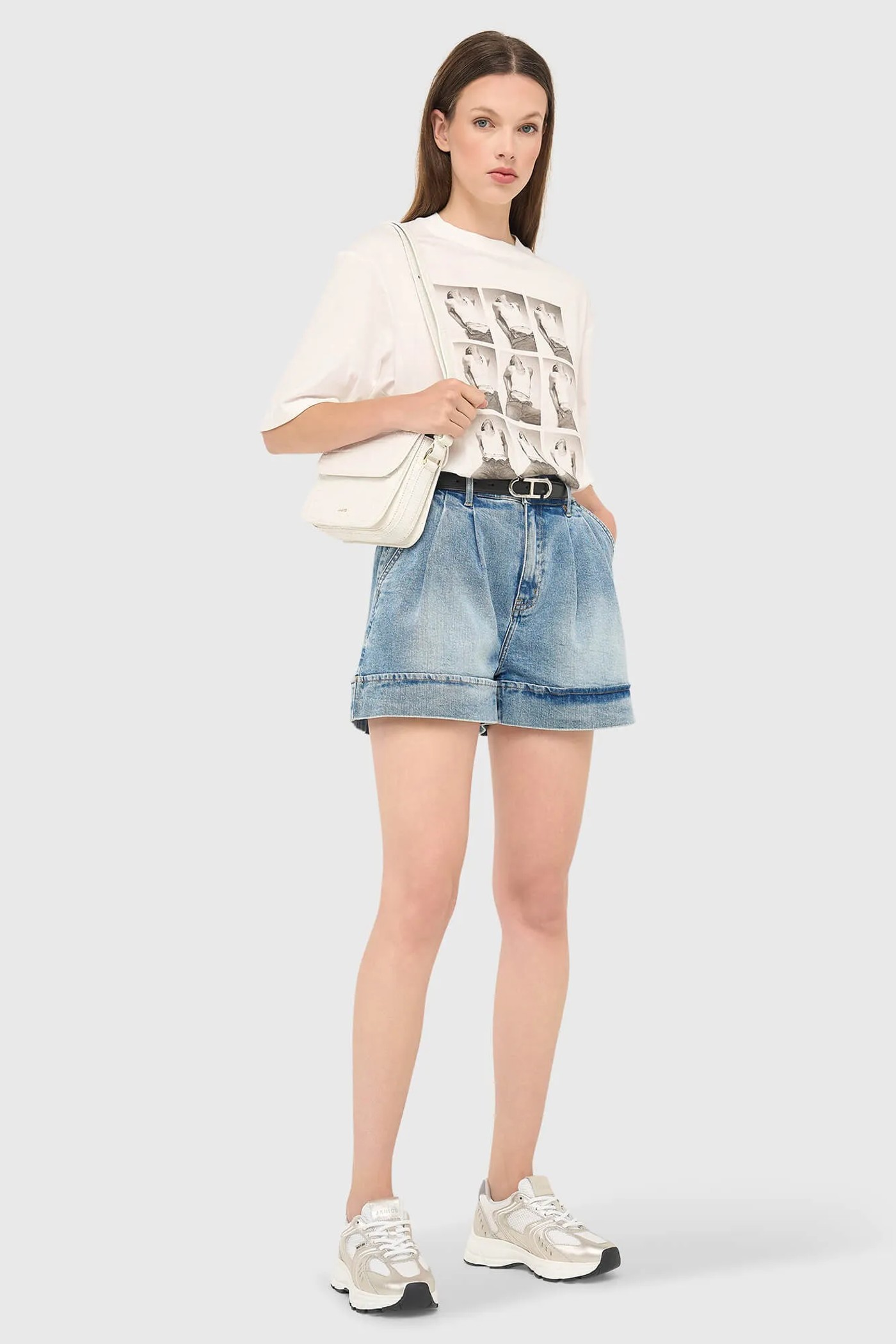 Runner Sneakers Dames Bolt Zilver 888