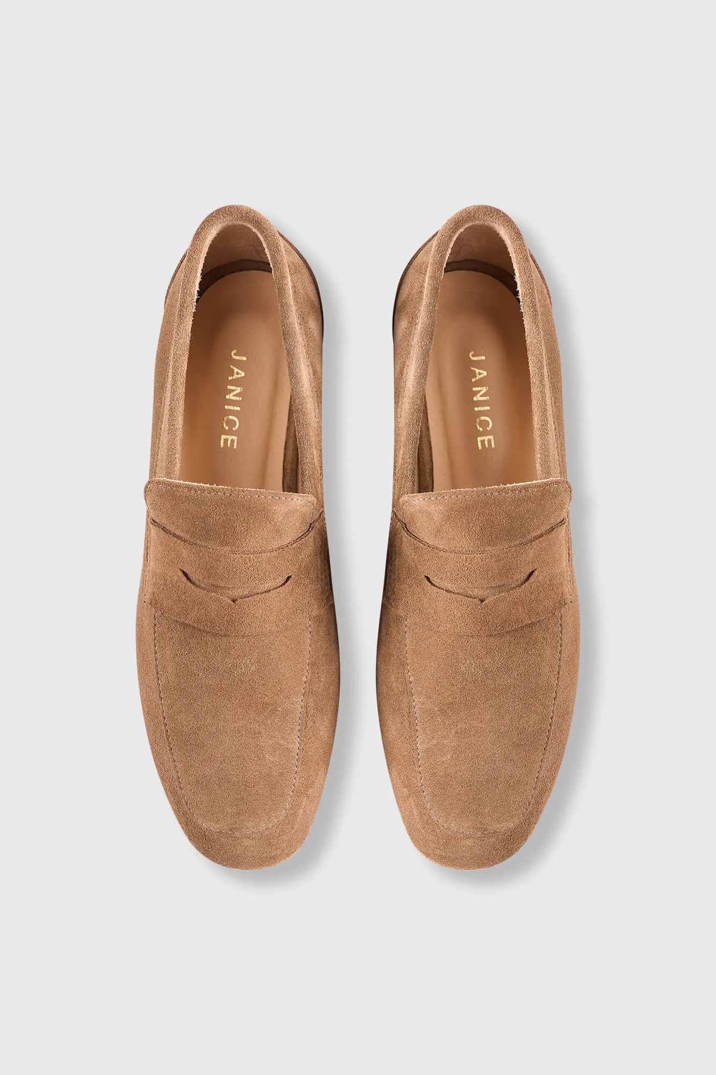 Suede Loafer Dames Burt Bruin