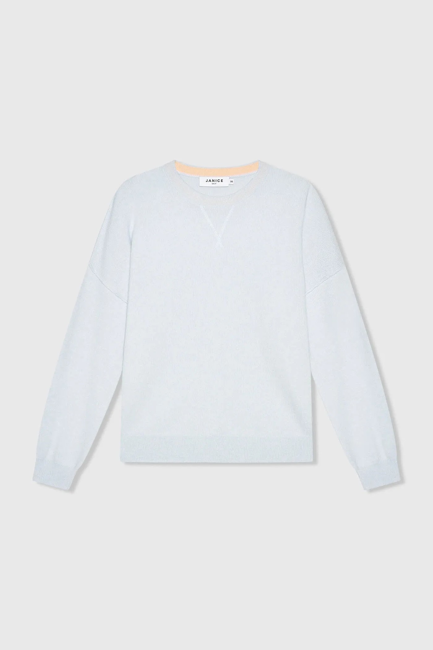 Cashmere Dames Trui Sweater Lewis Licht Blauw