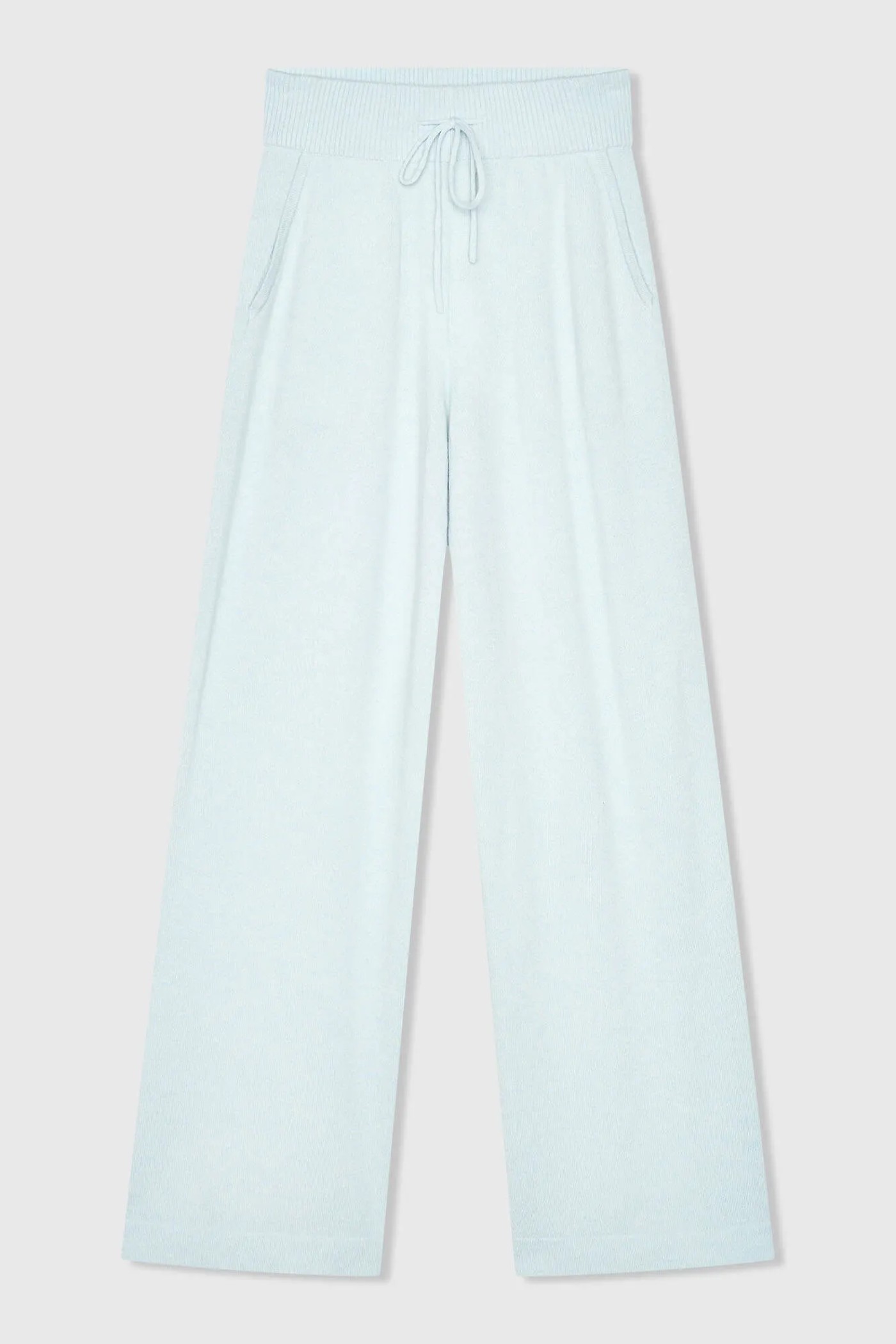 Cashmere Broek Wijde Pijp Dames Eldon Blauw