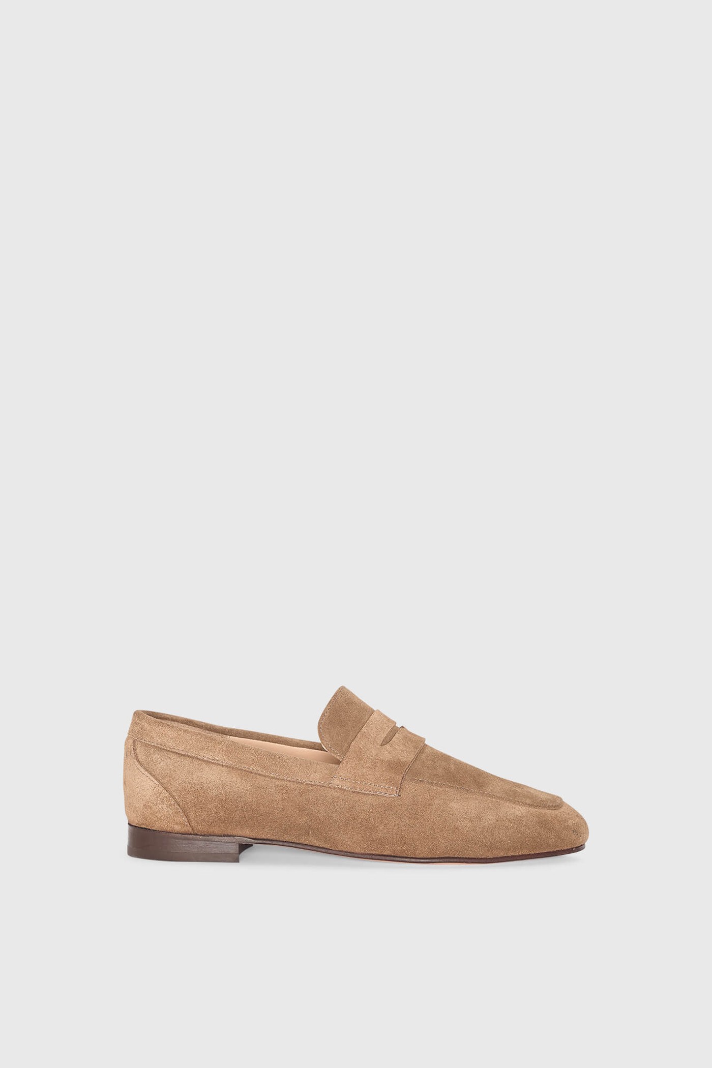 Suede Loafer Dames Burt Bruin