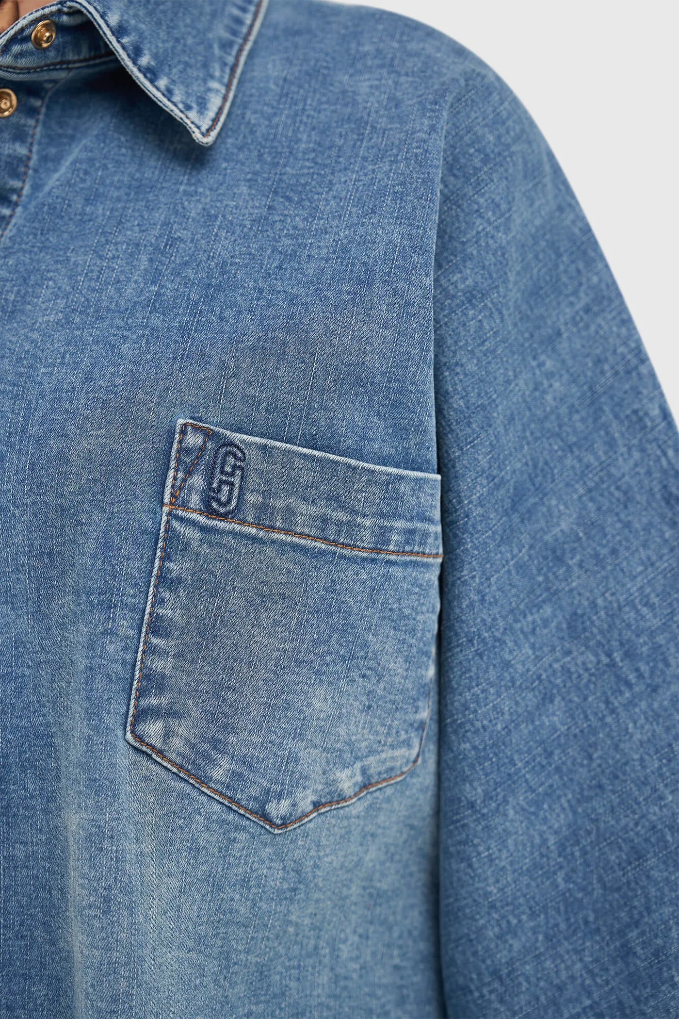 Blouse Dames Denim Kimono Carl 379