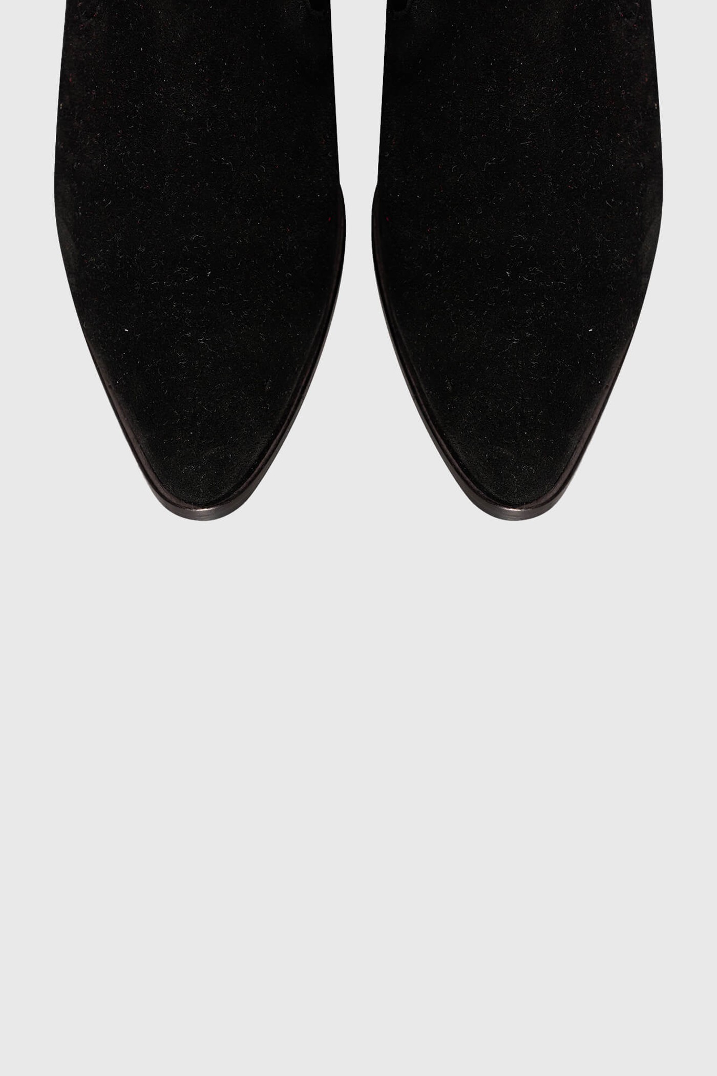 Enkellaars Western Dames Suede Colt Zwart