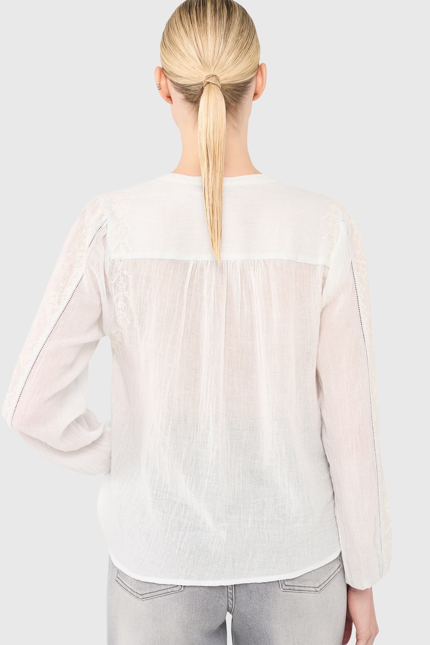 Austin Blouse Licht Blauw