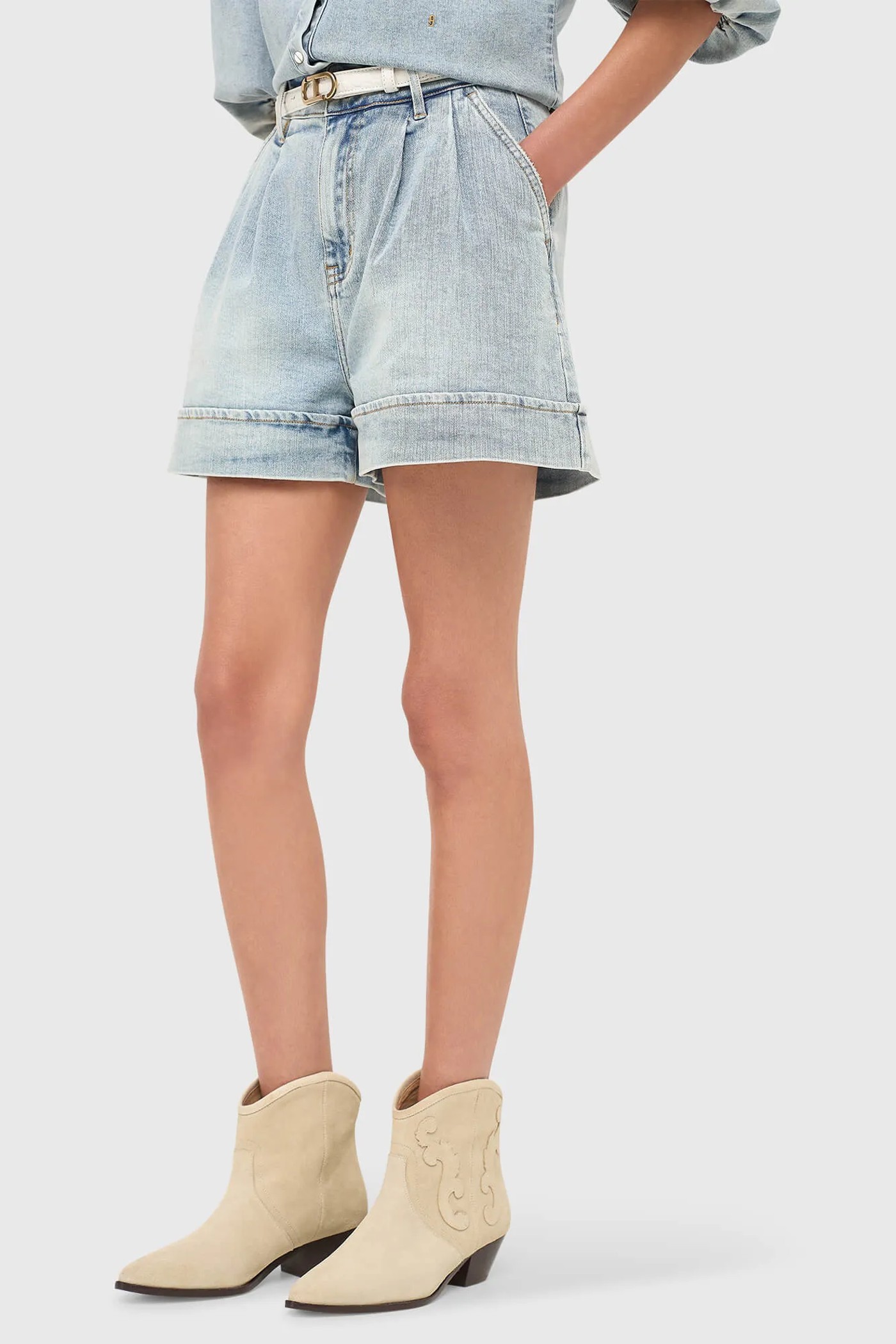 Shorts Dames Jeans Blauw 565 Arthur