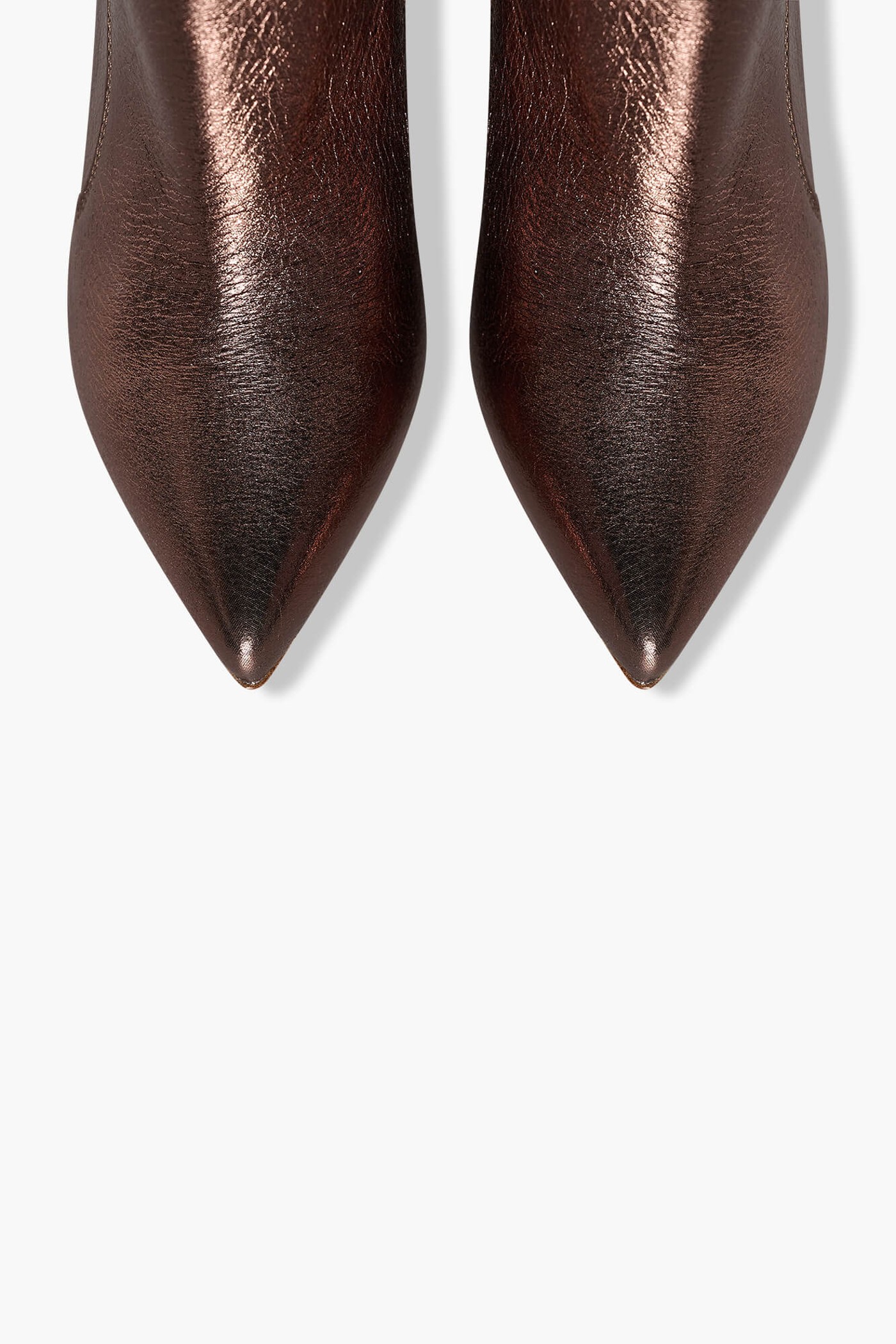Laarsje Dames Leer Stewart Brons Metallic
