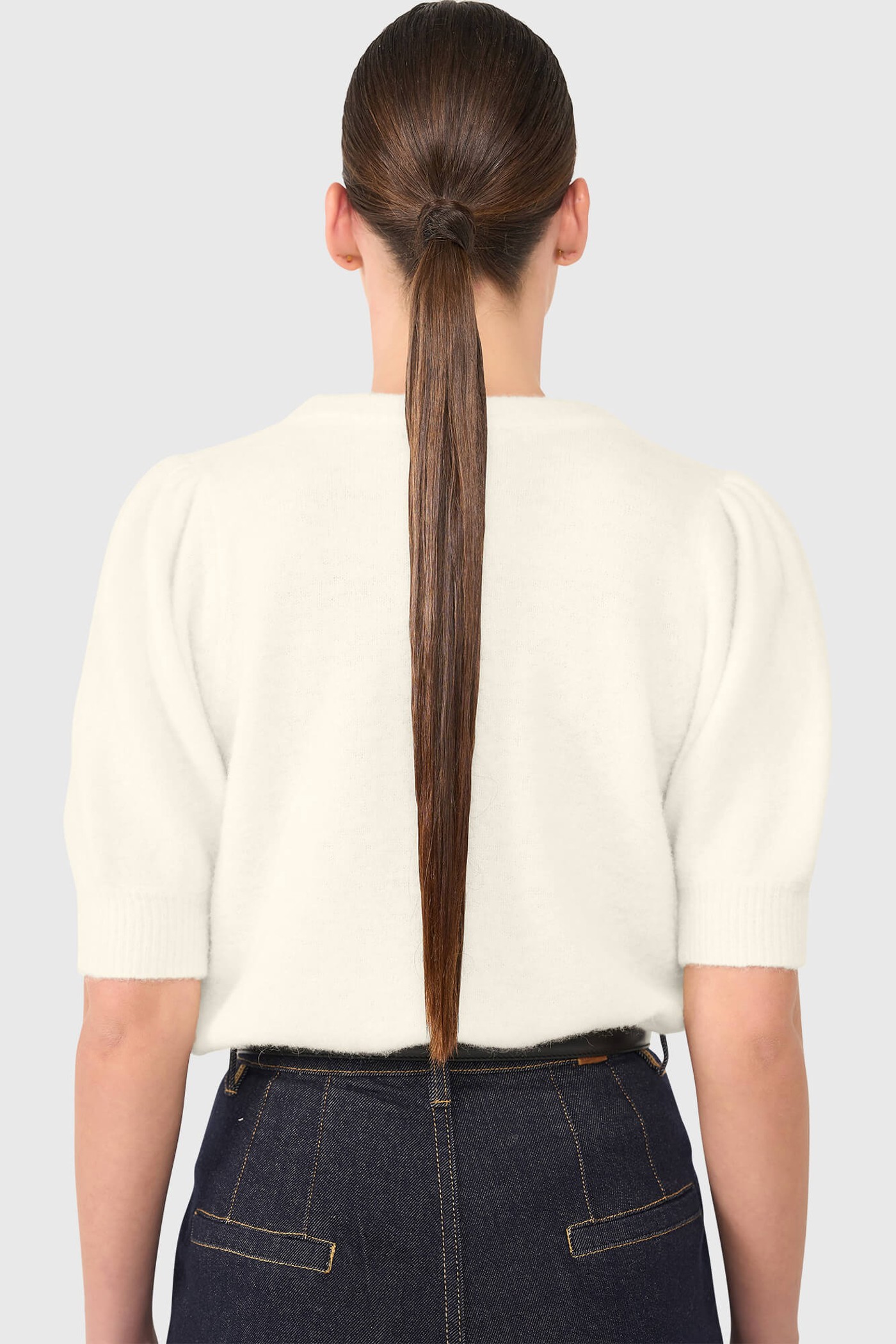Peyton Off White Steentjes