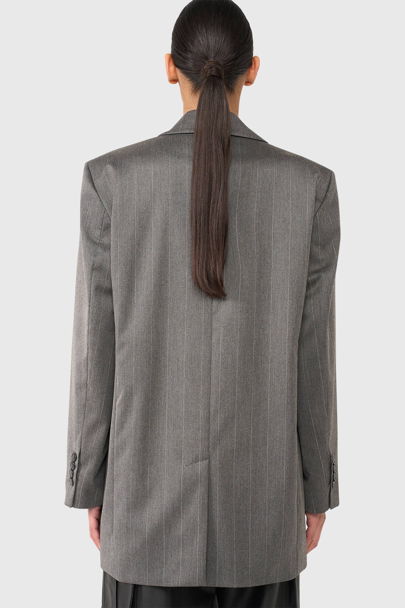 Hank Grijs Streep Lurex