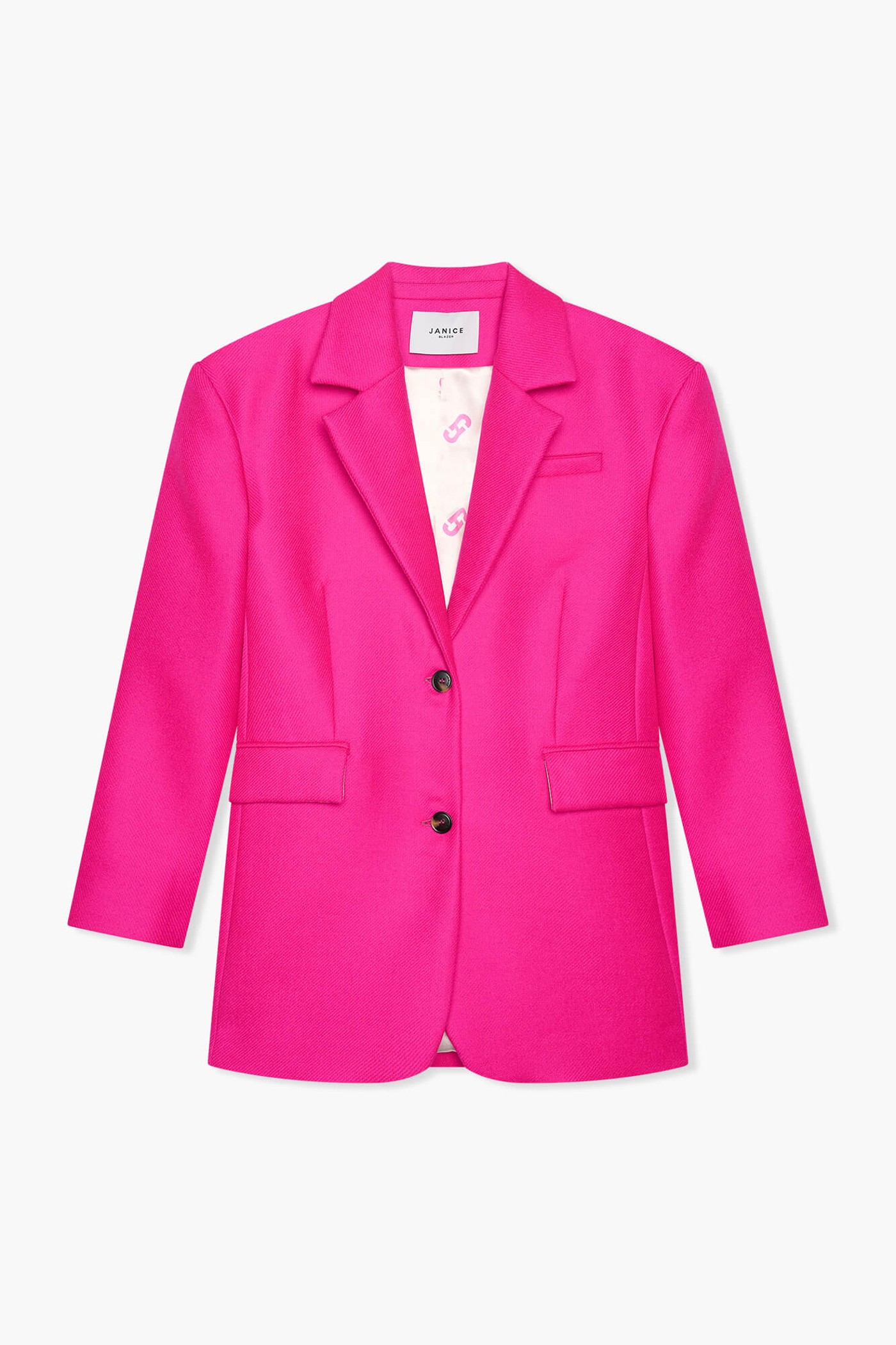 Roze Grandpa-blazer Dames