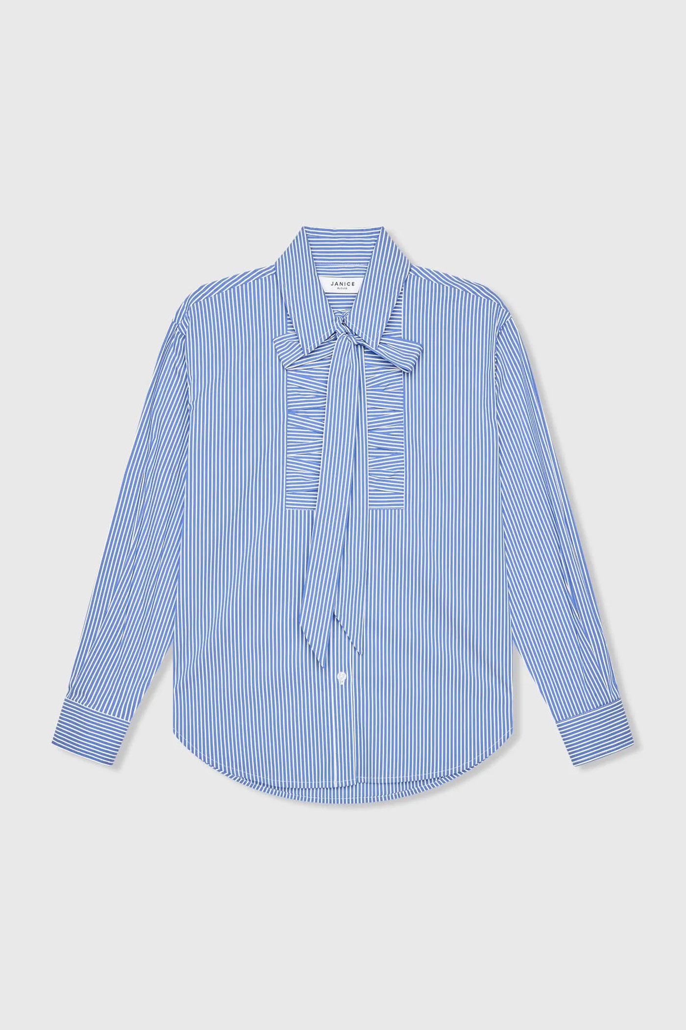 Blouse Dames Gestreept Brendan Blauw