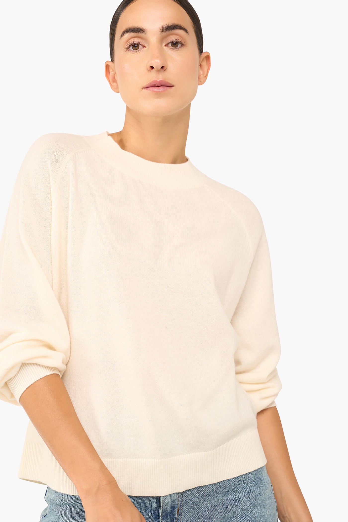 Cashmere Trui Dames Harvey Off White