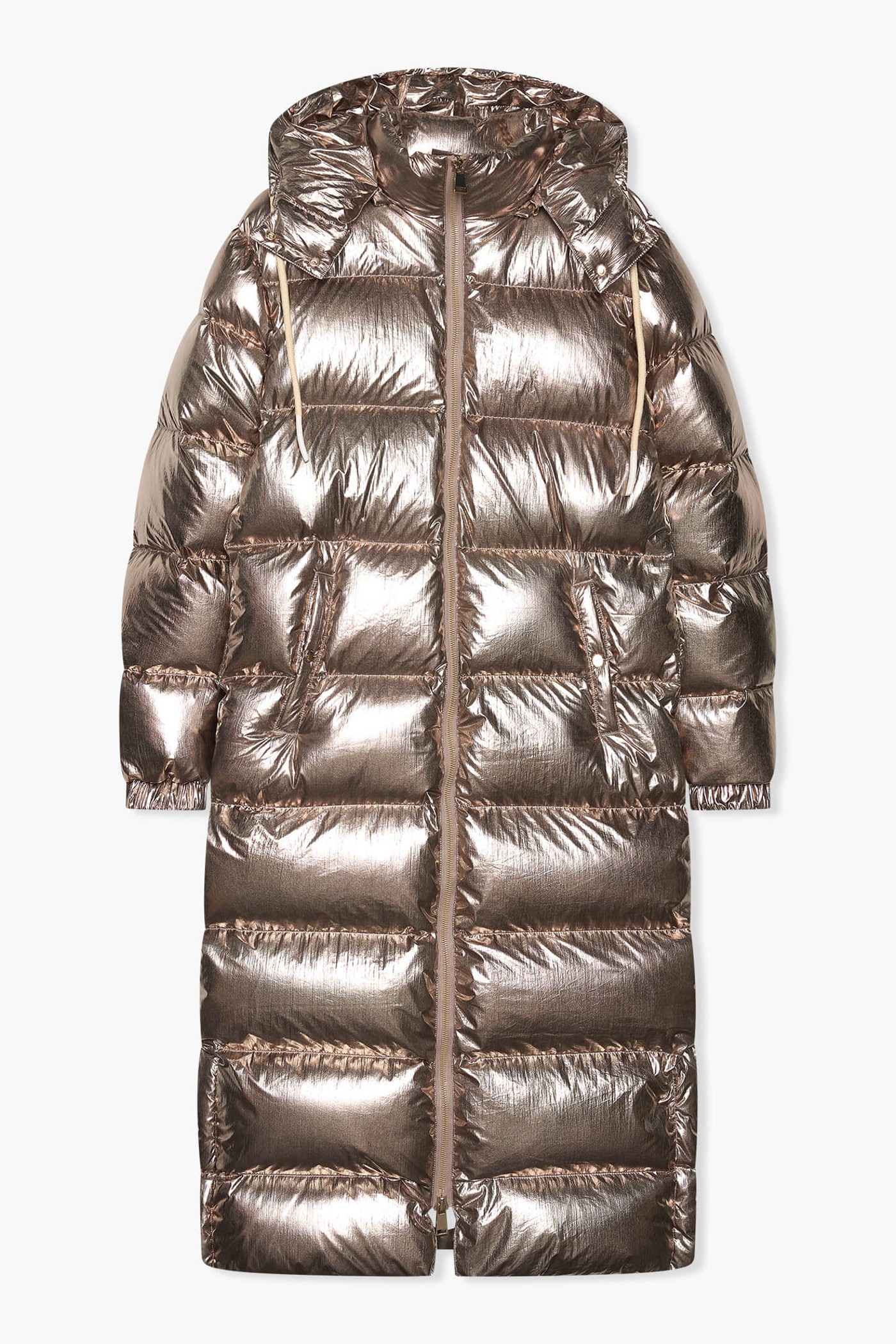 Puffer Jas Dames Lang Derrick Champagne