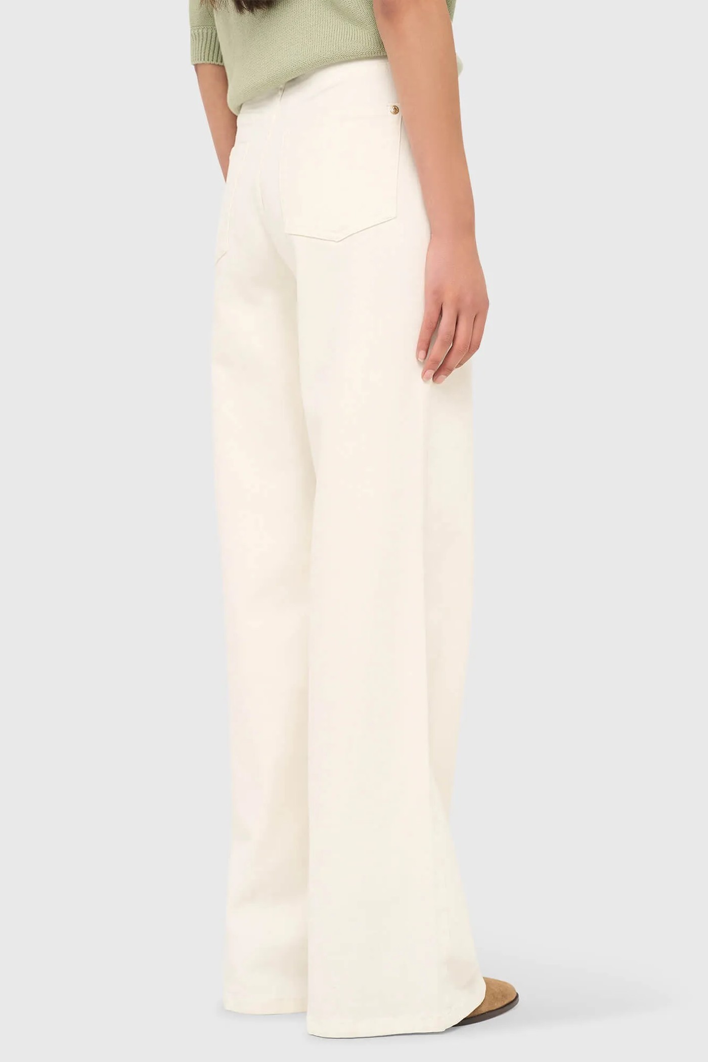 Jeans Dames Rechte Pijp High Rise Jason Off White 264