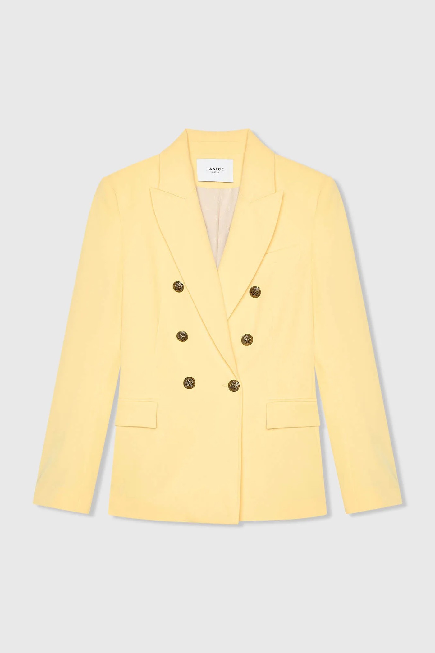 Blazer Dames Knopen Getailleerd Connor Geel