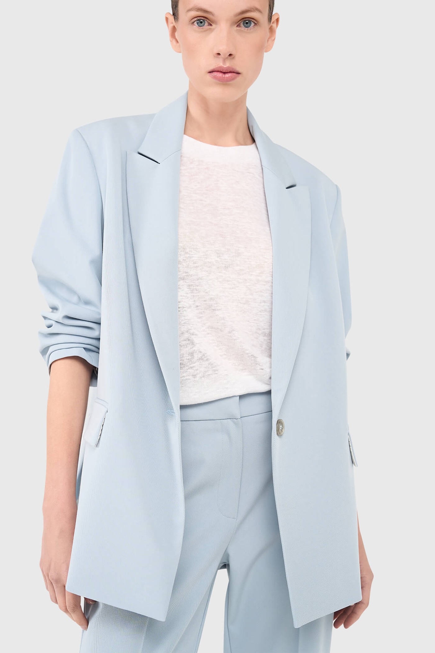 Jones Blazer Licht Blauw