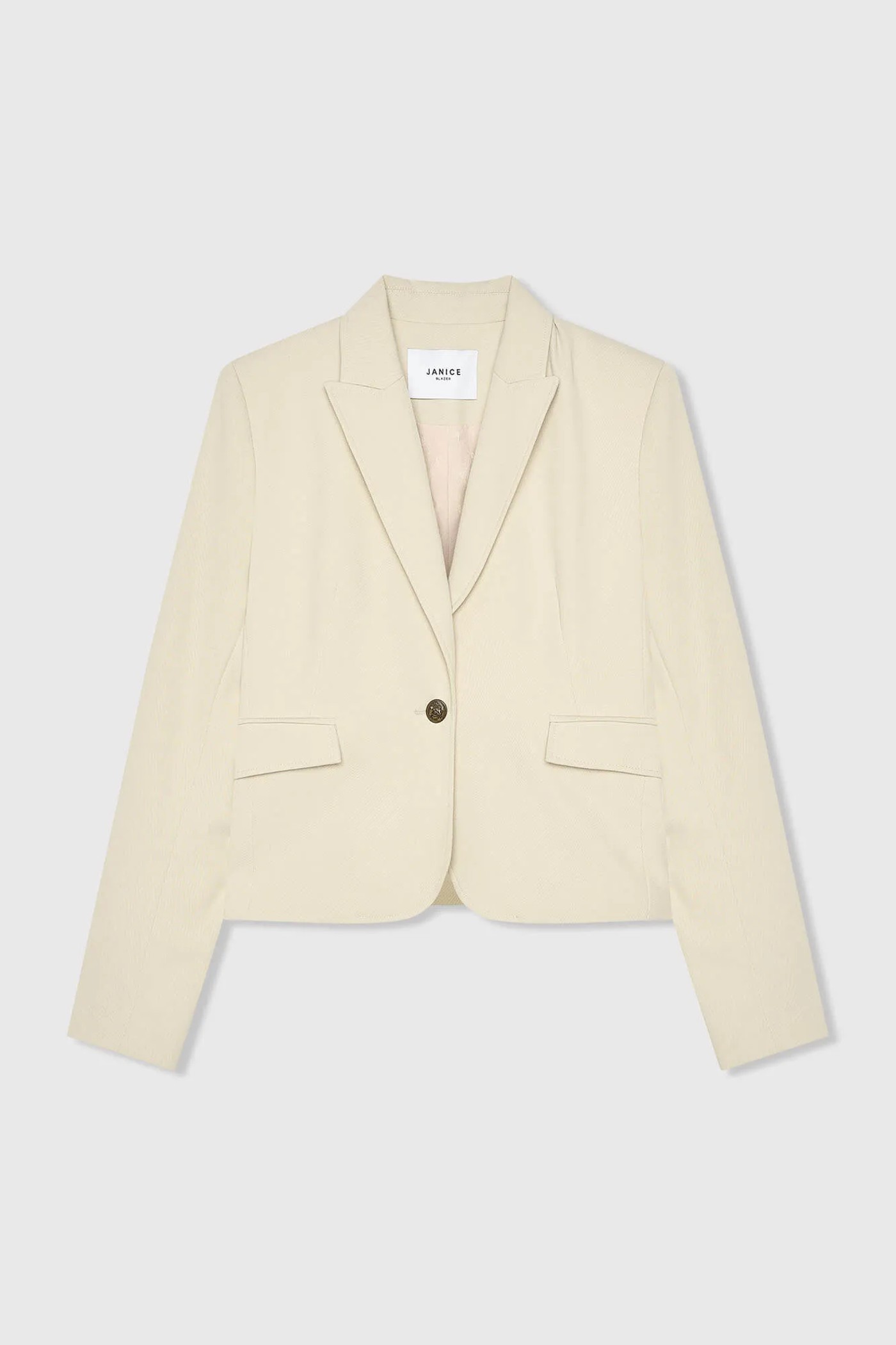 Blazer Dames Kort Getailleerd Lamar Groen