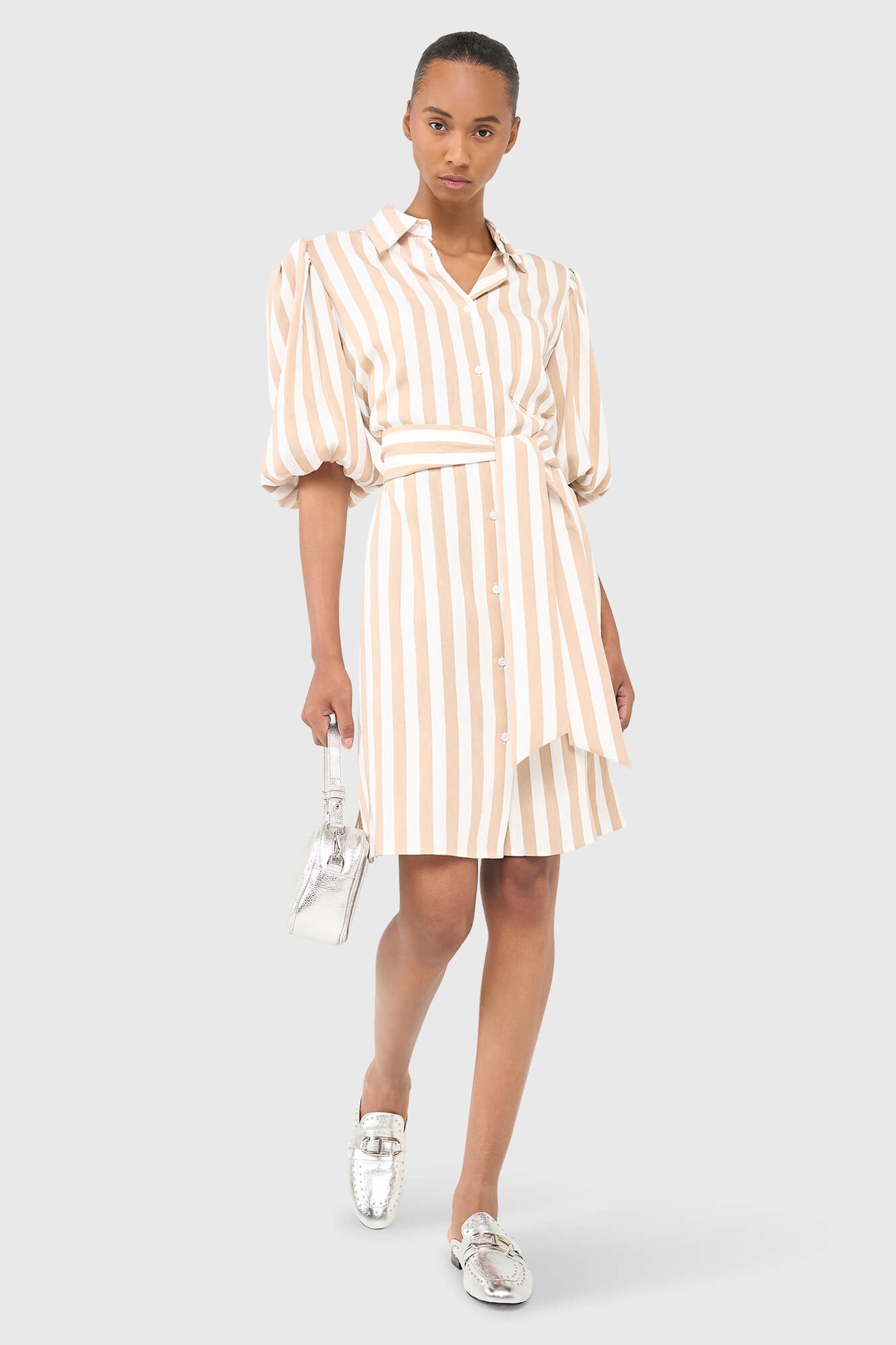 Gavin Jurk Beige Streep