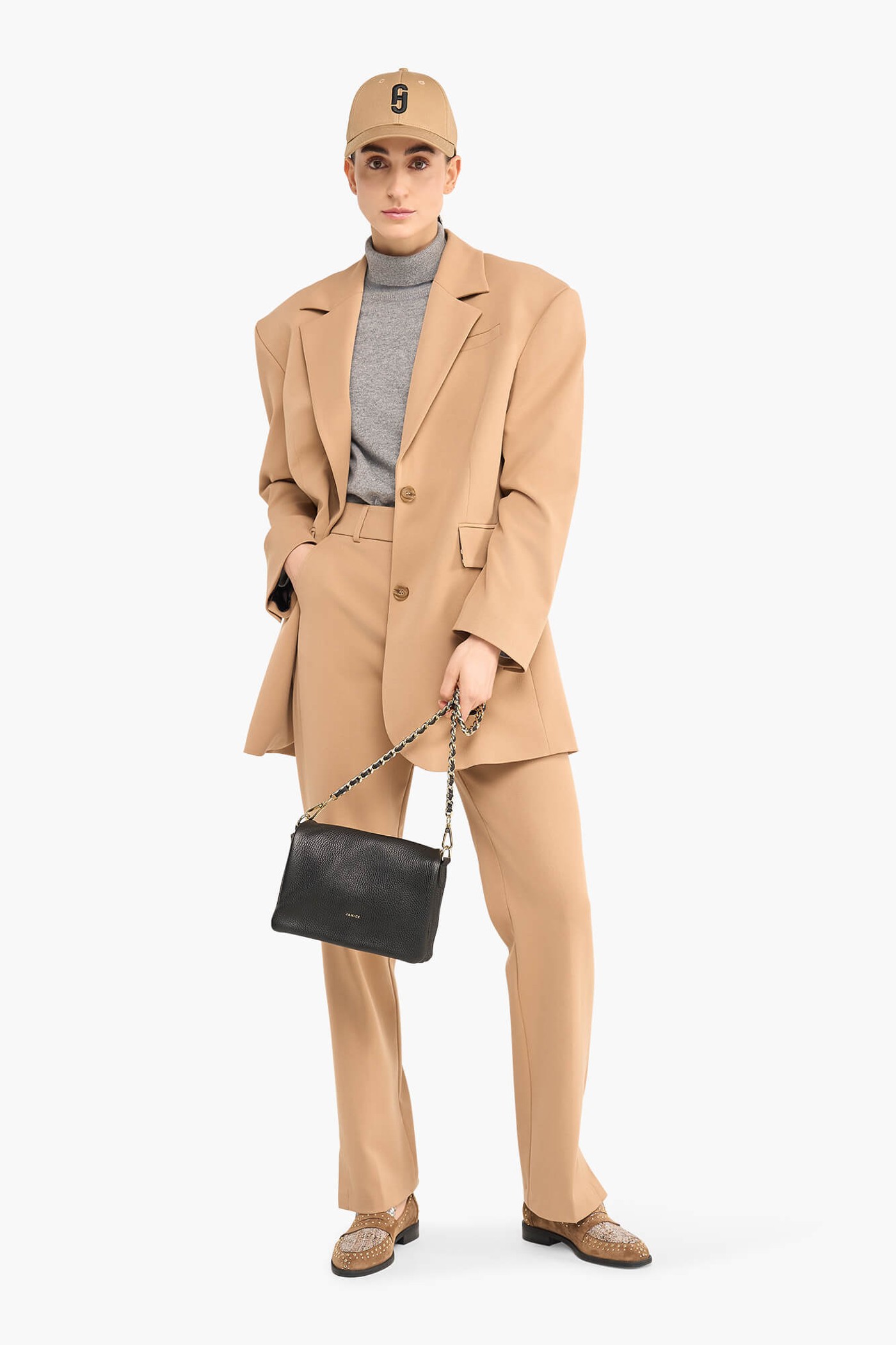 OVERSIZED BLAZER DAMES BUDDY BEIGE
