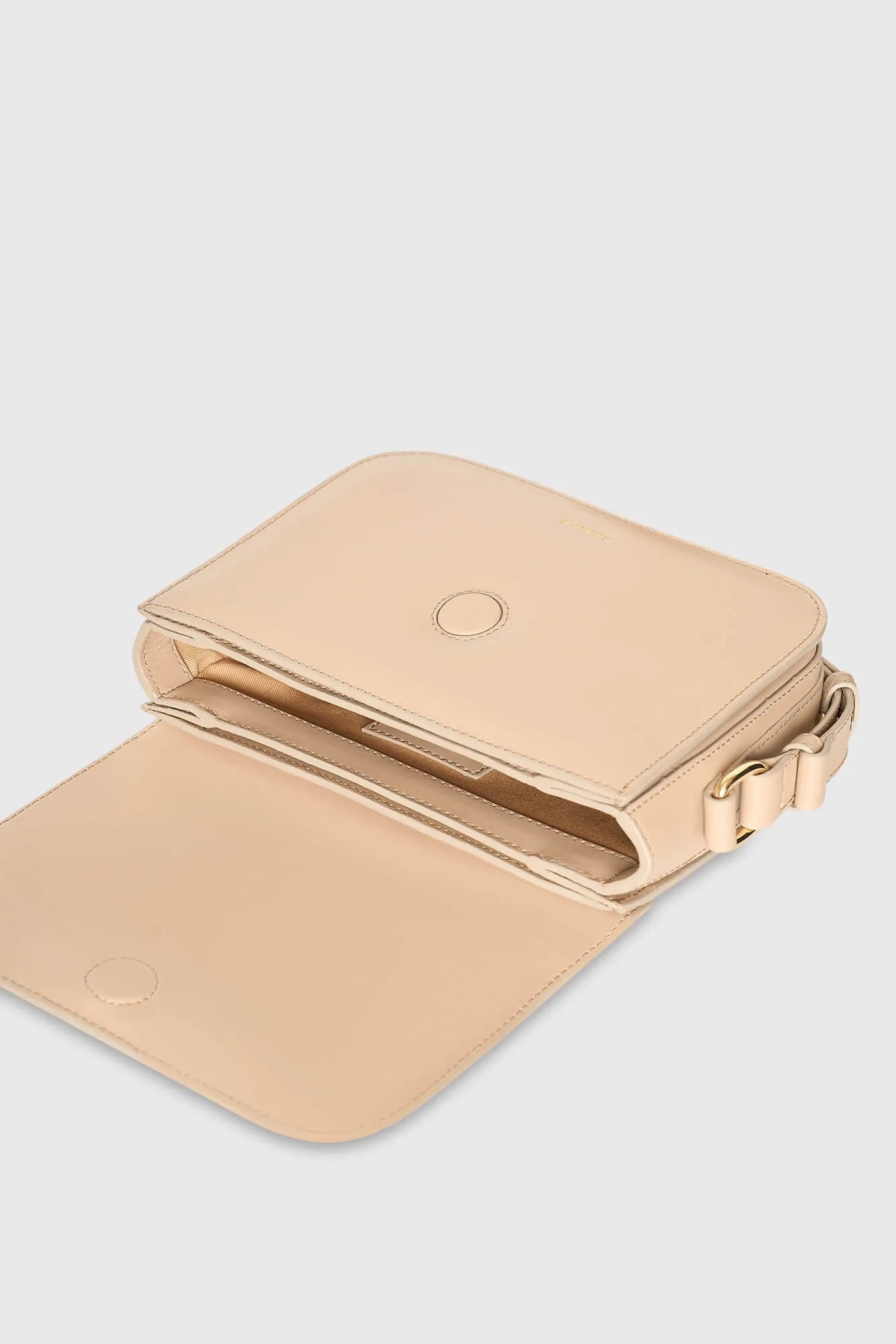 Leren Dames Tas Elias Beige