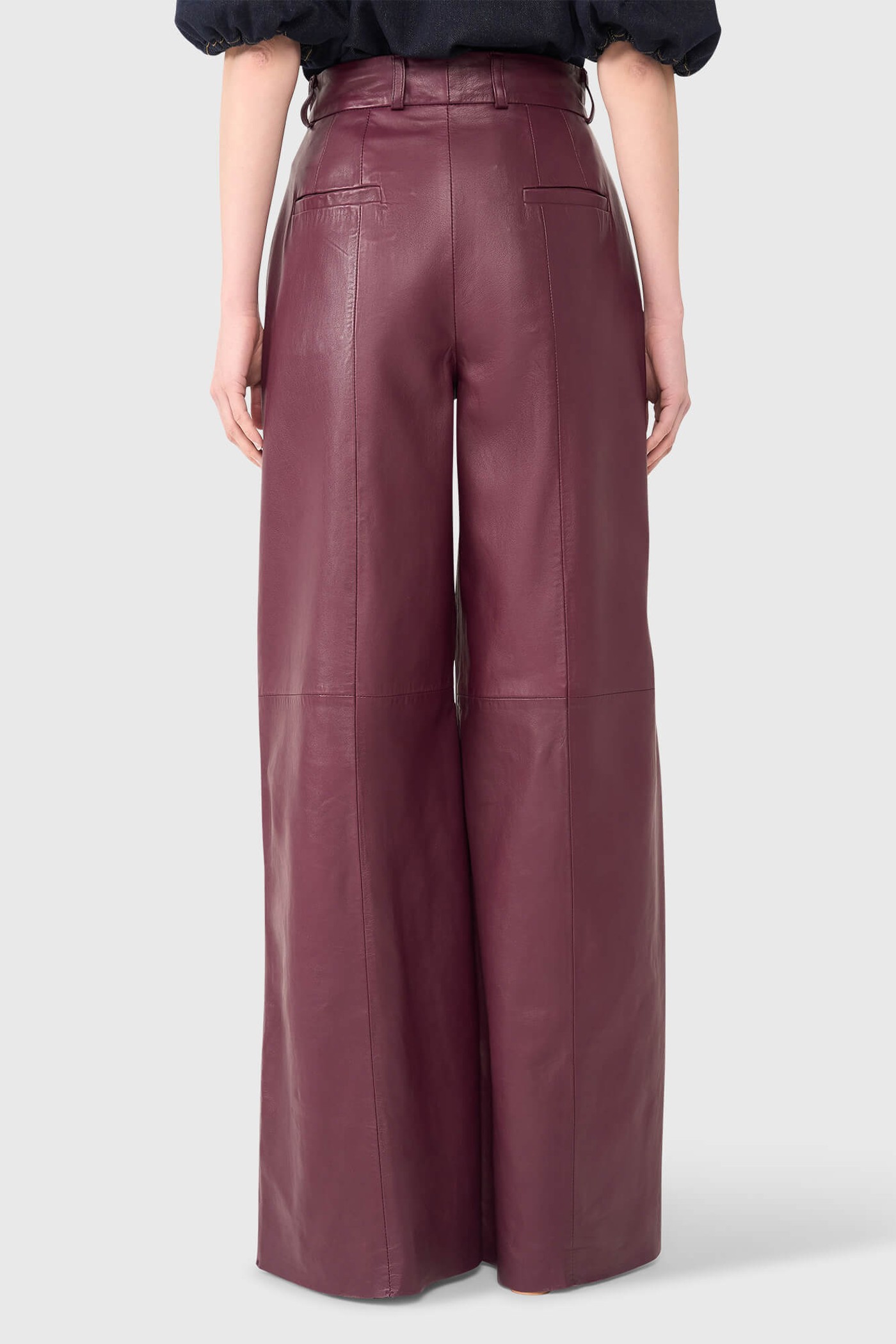 Dollar Burgundy Leer