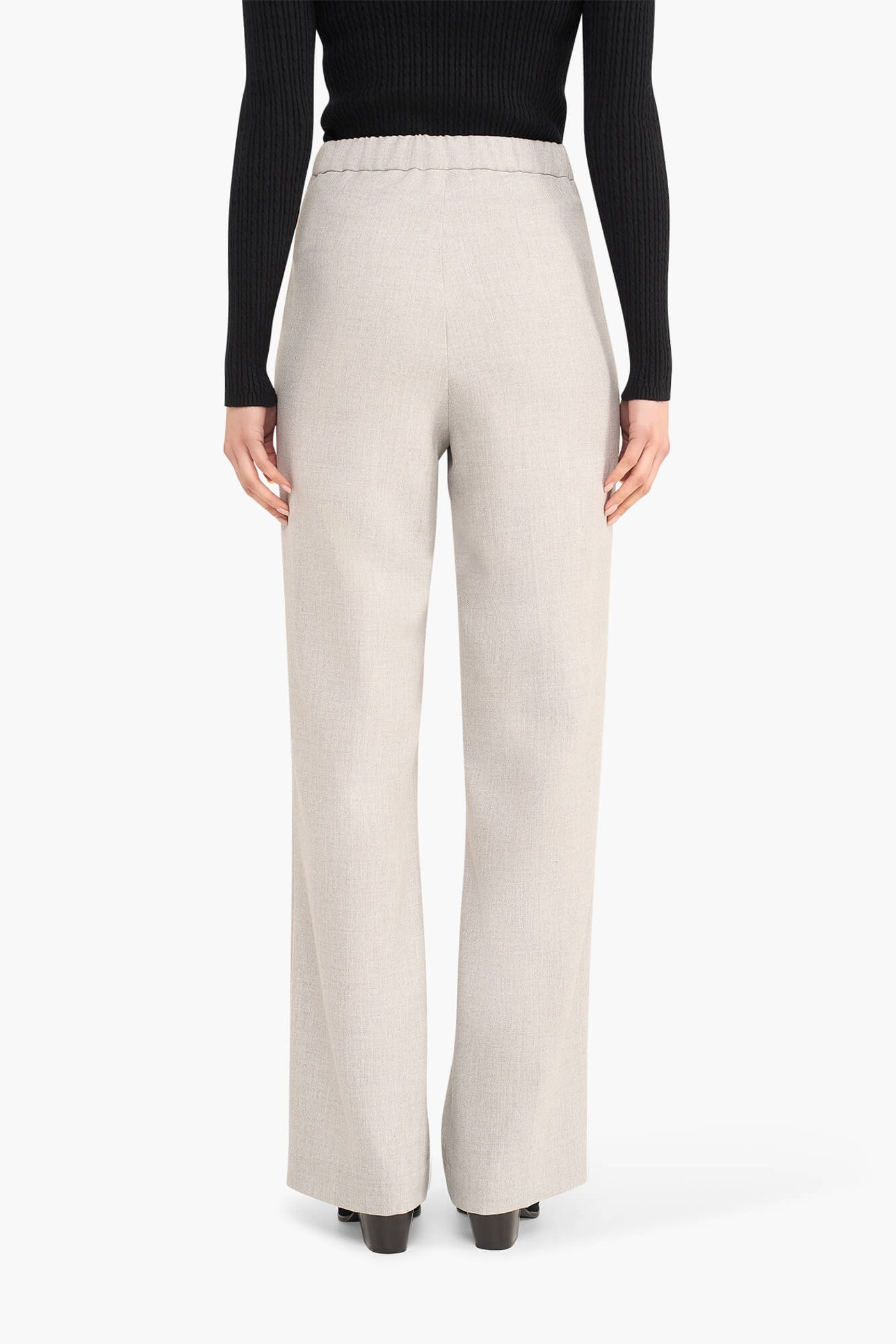 Broek Dames Rechte Pijp Lurex Pete Grijs