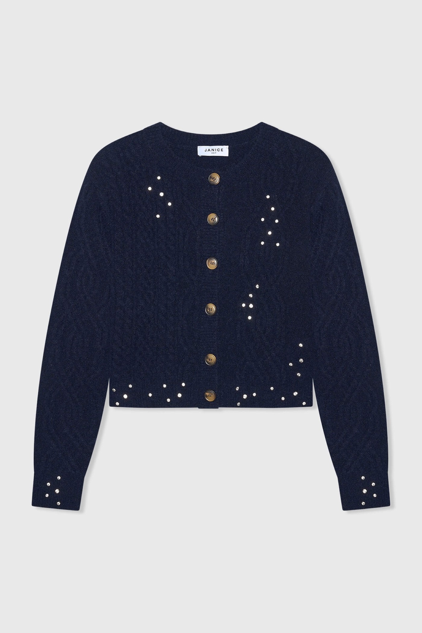Quincy Donkerblauw Steentjes