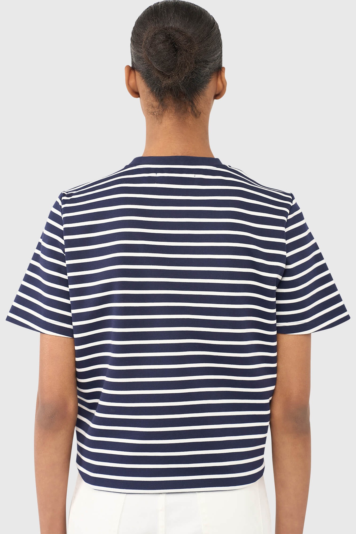 Rock Shirt Gestreept Donker Blauw