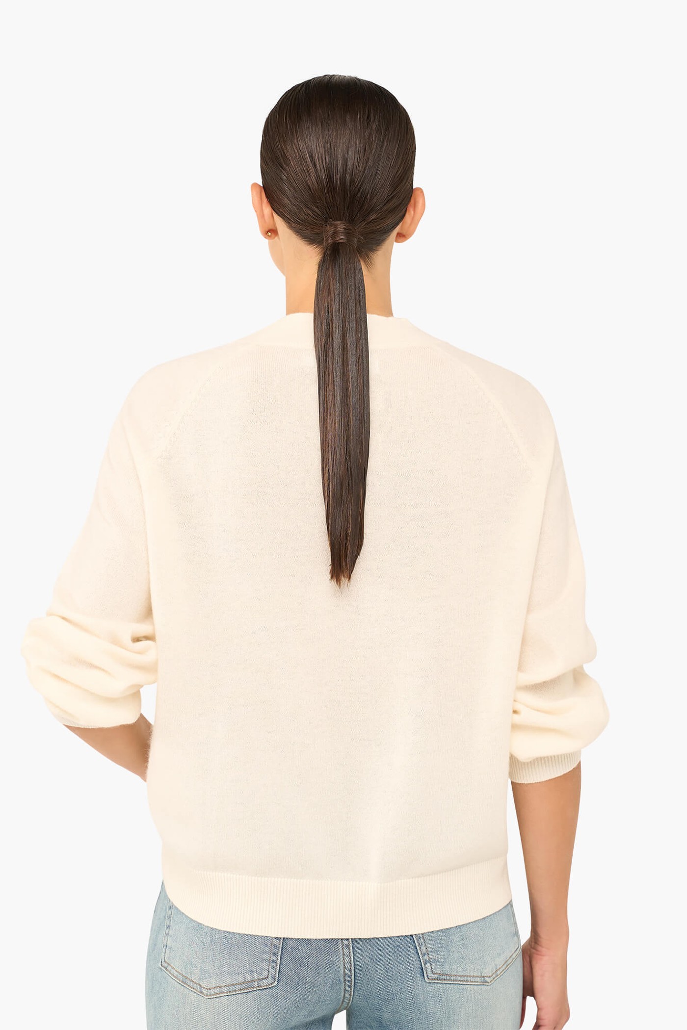 Cashmere Trui Dames Harvey Off White