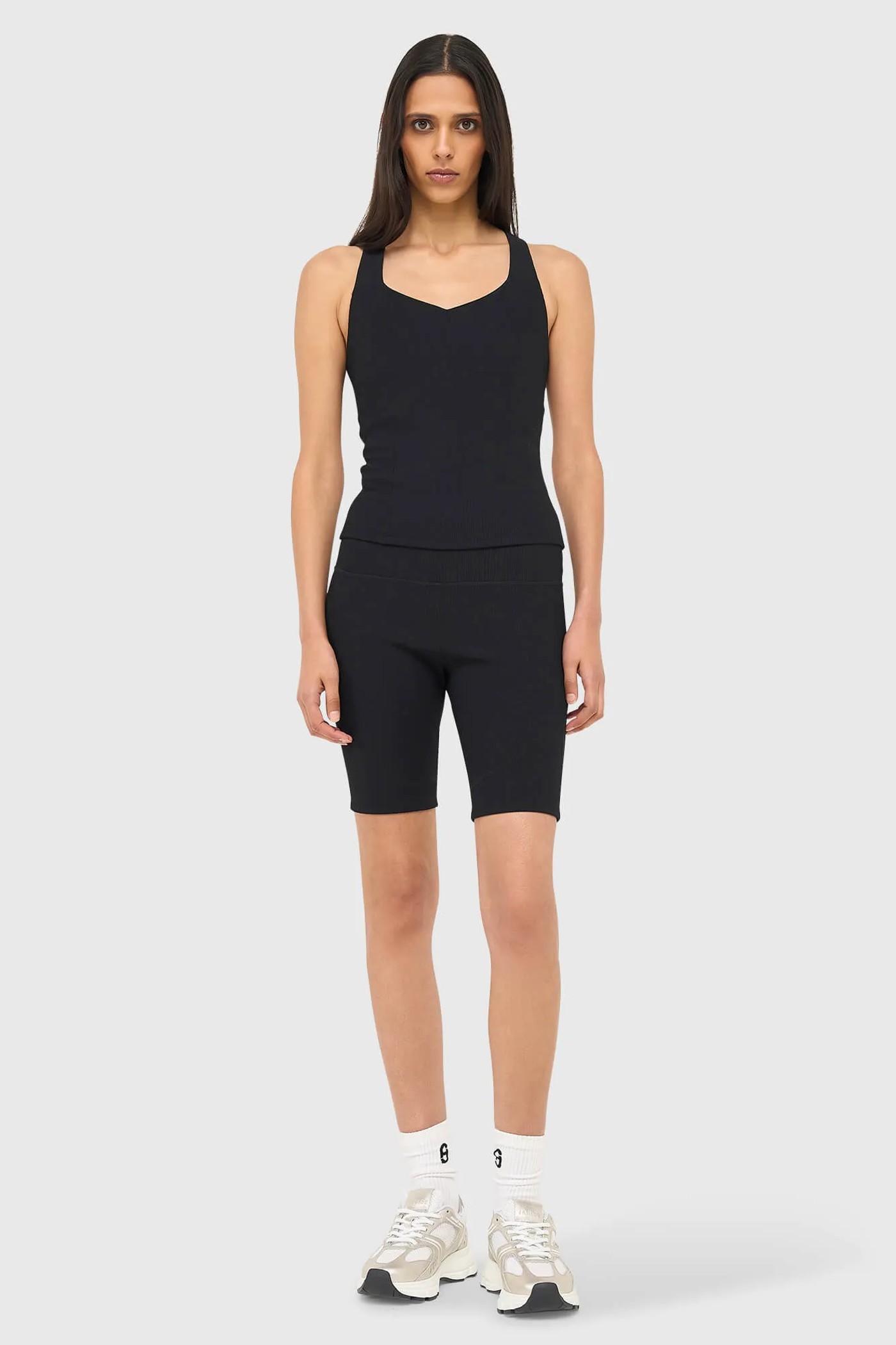 Korte Legging Shorts Sport Cole Zwart