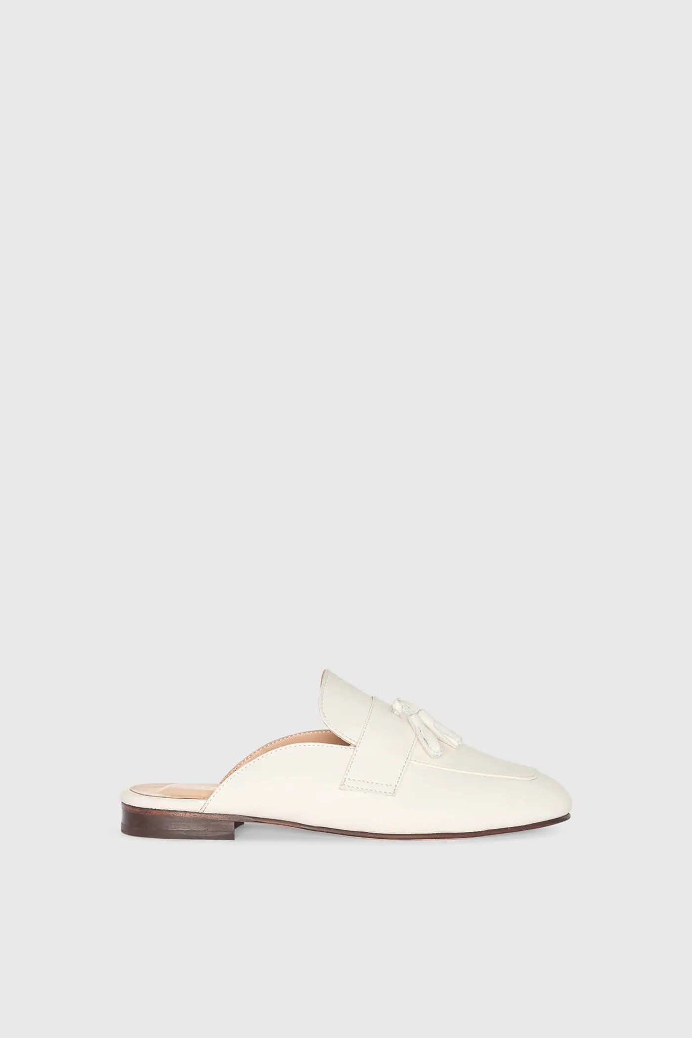 Instappers Loafers Dames Suede Burt Mule Off White