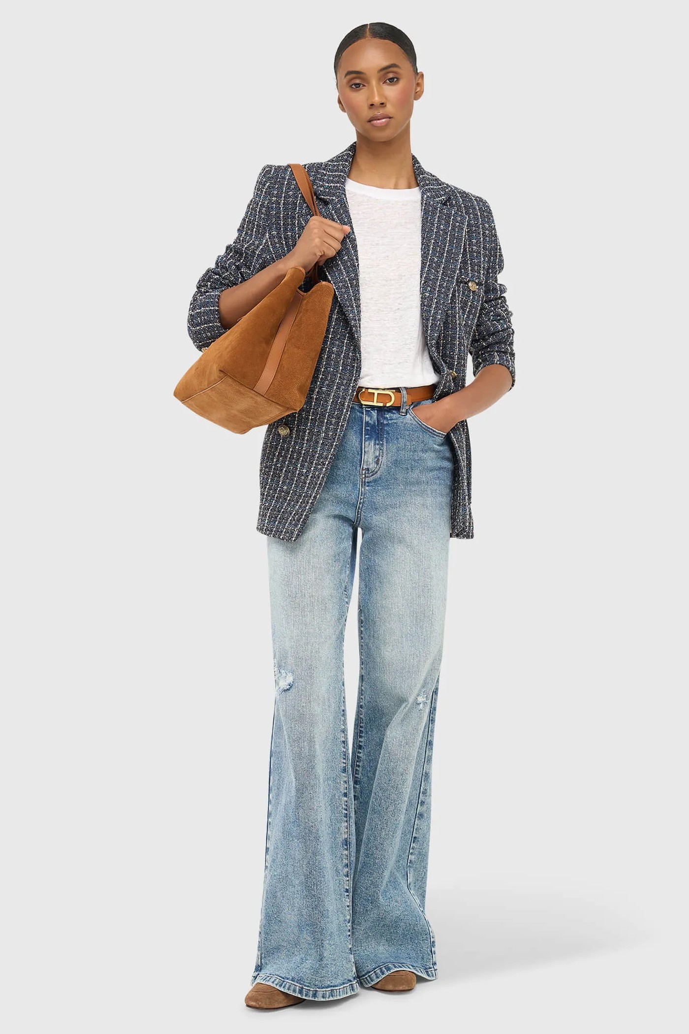 Suede Loafer Dames Burt Bruin