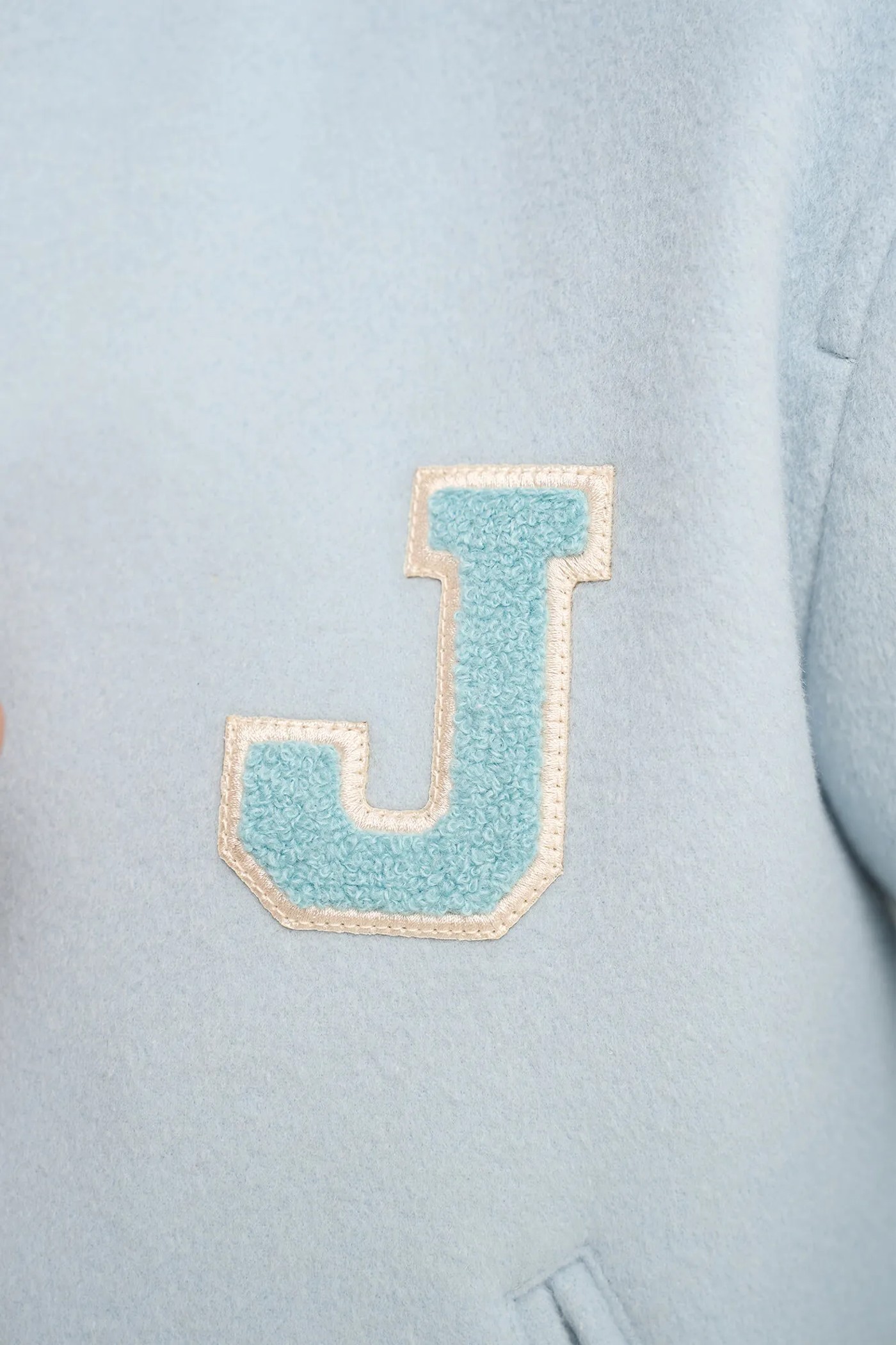 Cashmere Bomberjack Dames Double Face Beige Collin Blauw