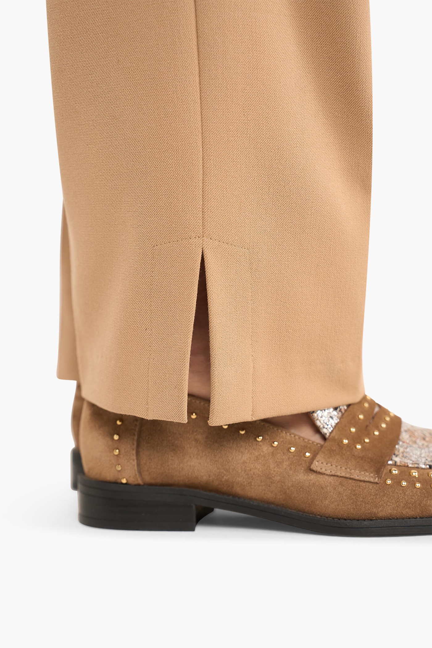 Broek Dames Splitje Marc Beige